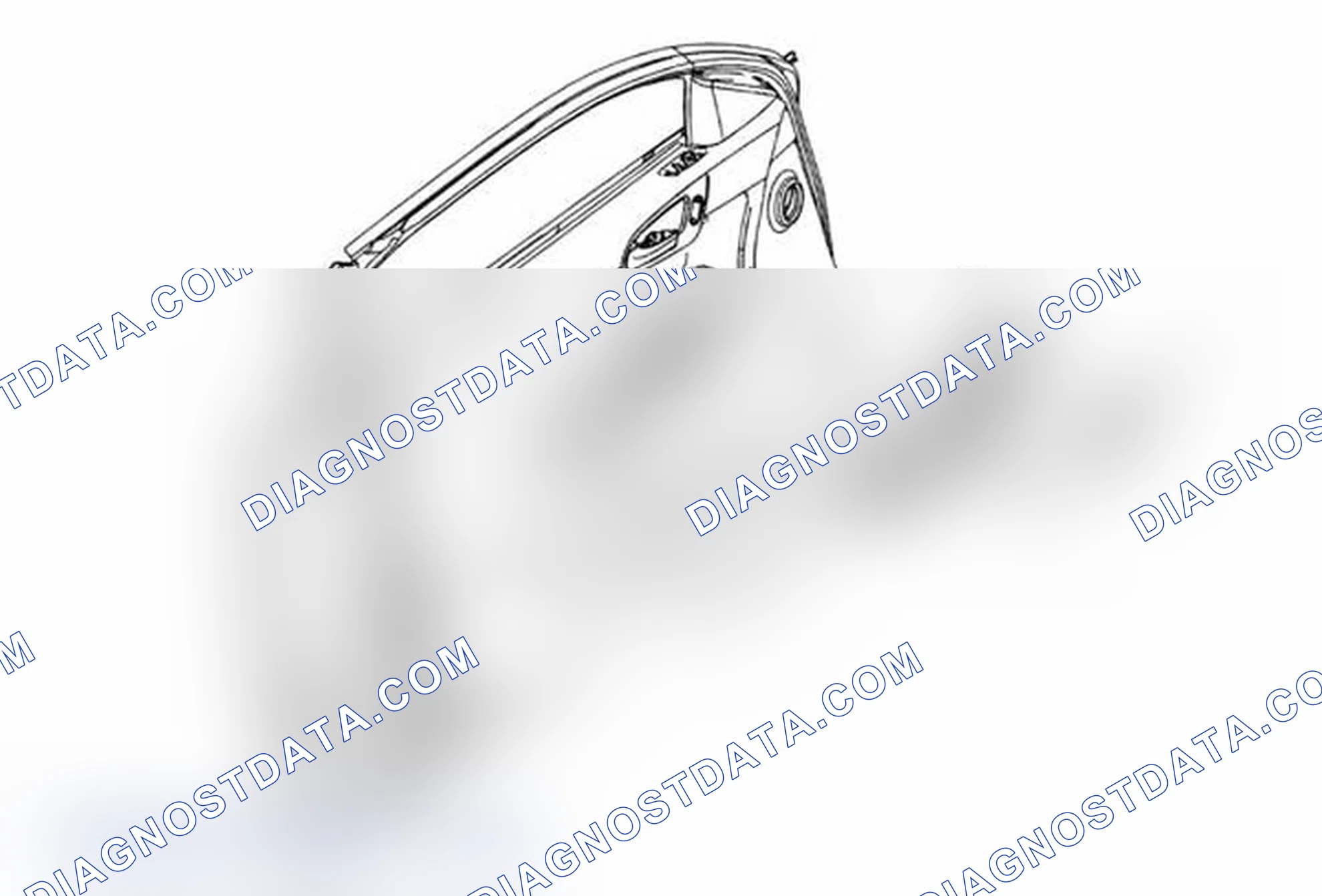 Scheme 1: Front Side Door Window Switch Bezel Replacement