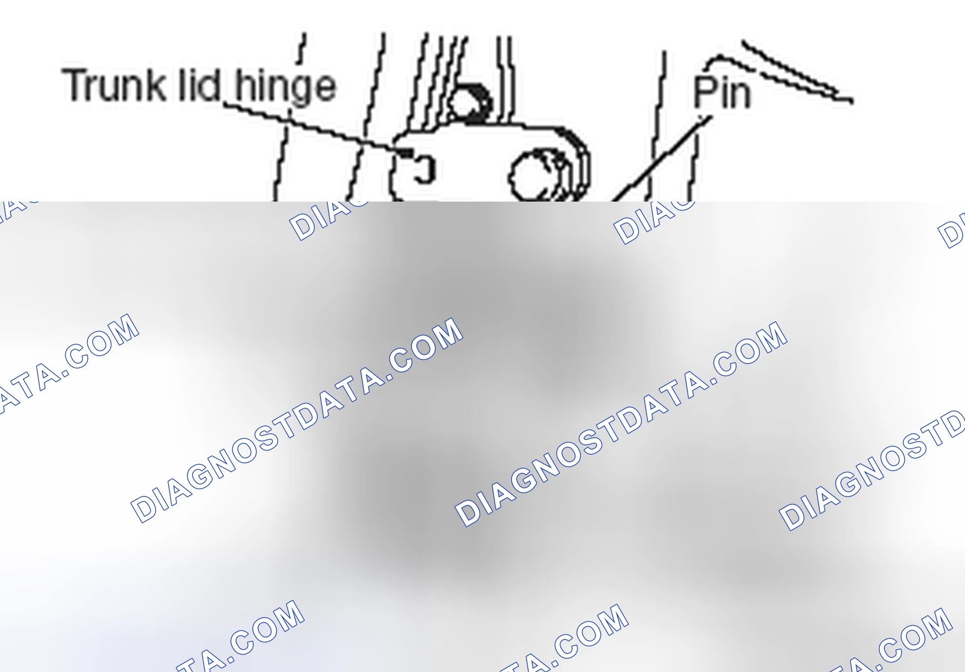 Scheme 110: << B >> TRUNK LID GAS SPRING REMOVAL