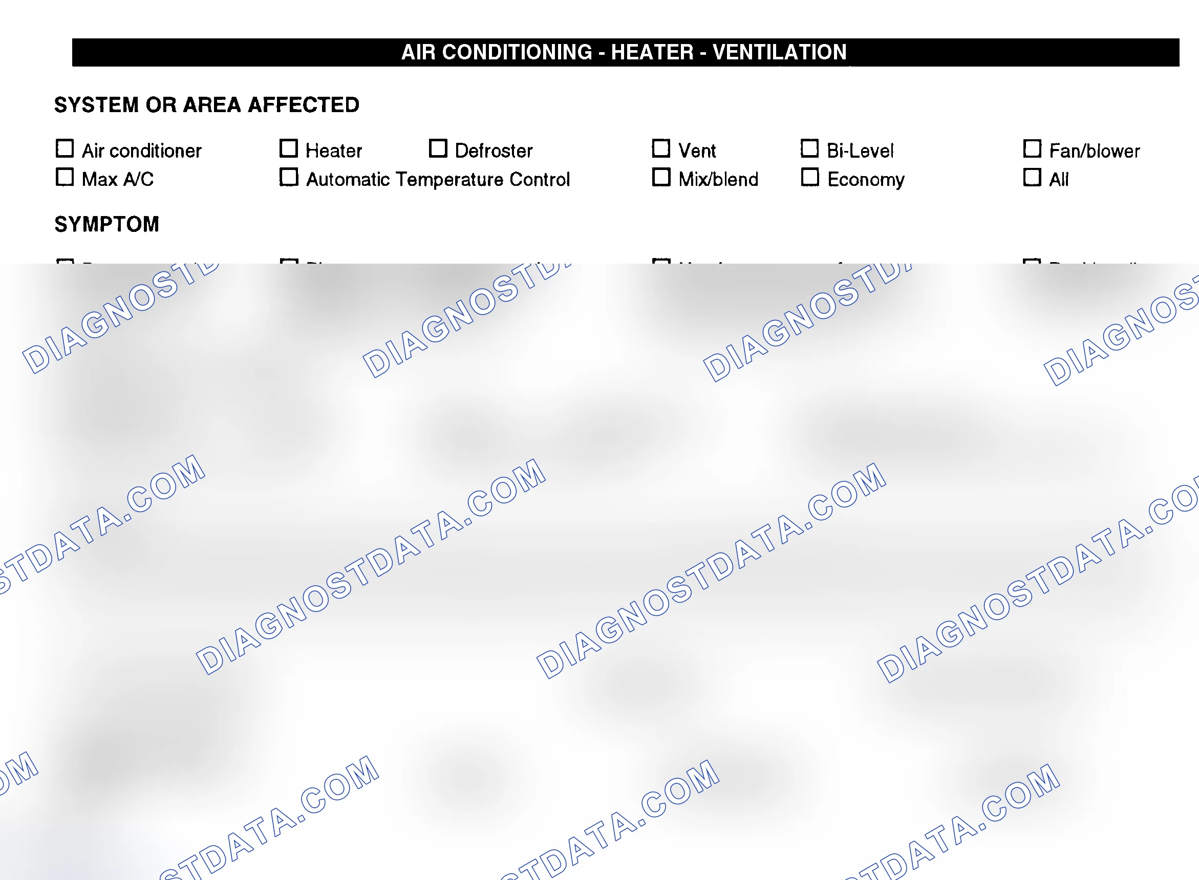 Scheme 8: Air Conditioning, Heater & Ventilation