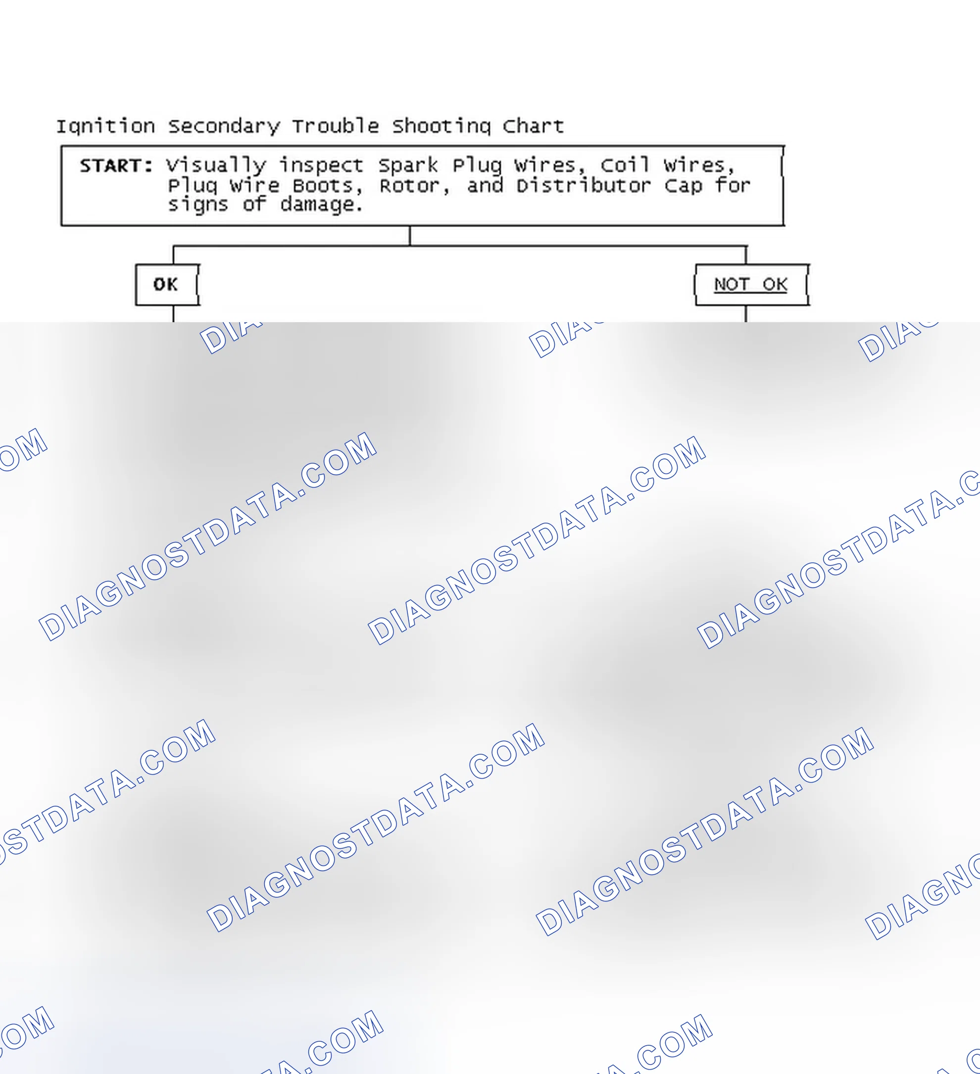 Scheme 1: Ignition Secondary Trouble Shooting Chart