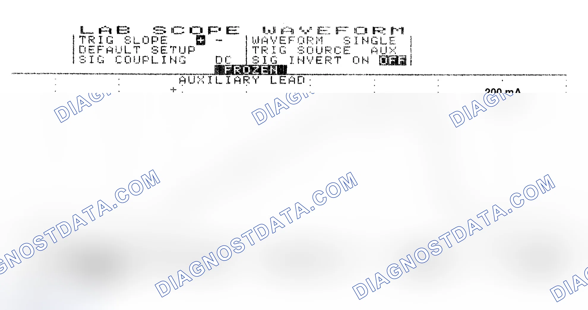 Scheme 13: Single Injector w/Normal Current Flow - Current Pattern
