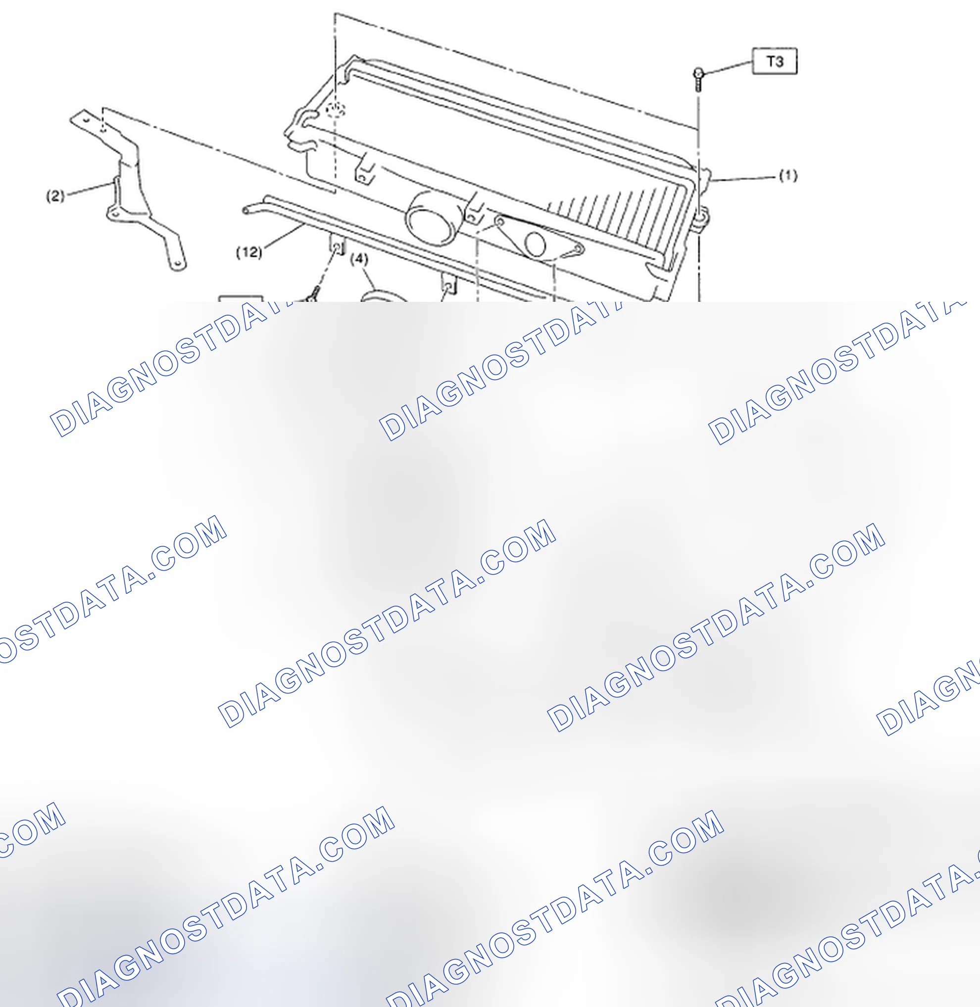 Scheme 44: Exploded View Of Intercooler With Torque Specification