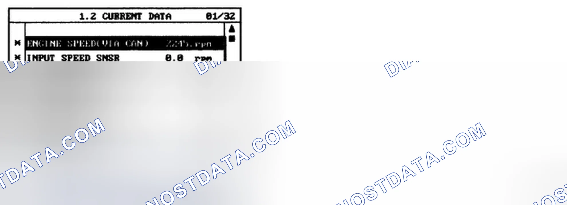 Scheme 10: MONITOR SCAN TOOL DATA