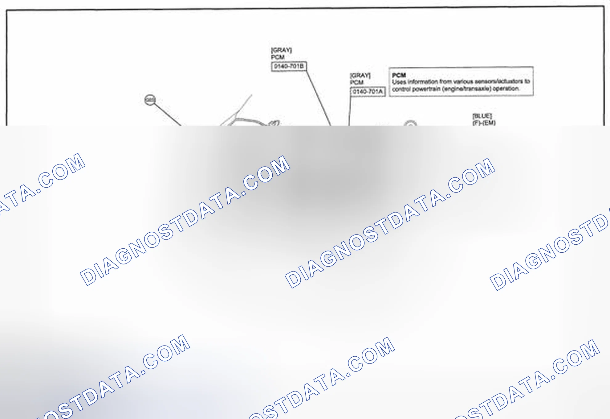 Scheme 141: Control System (MZR 2.3 DISI Turbo) Wiring Diagram - 0140-7a (2 Of 2)