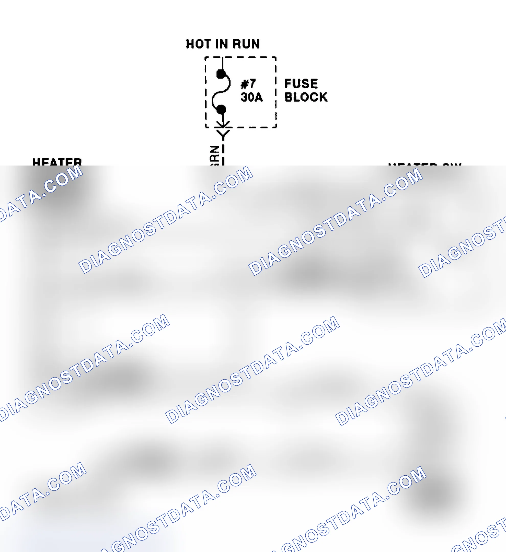 Fig. 18: Main Heater System Wiring Diagram (Van)