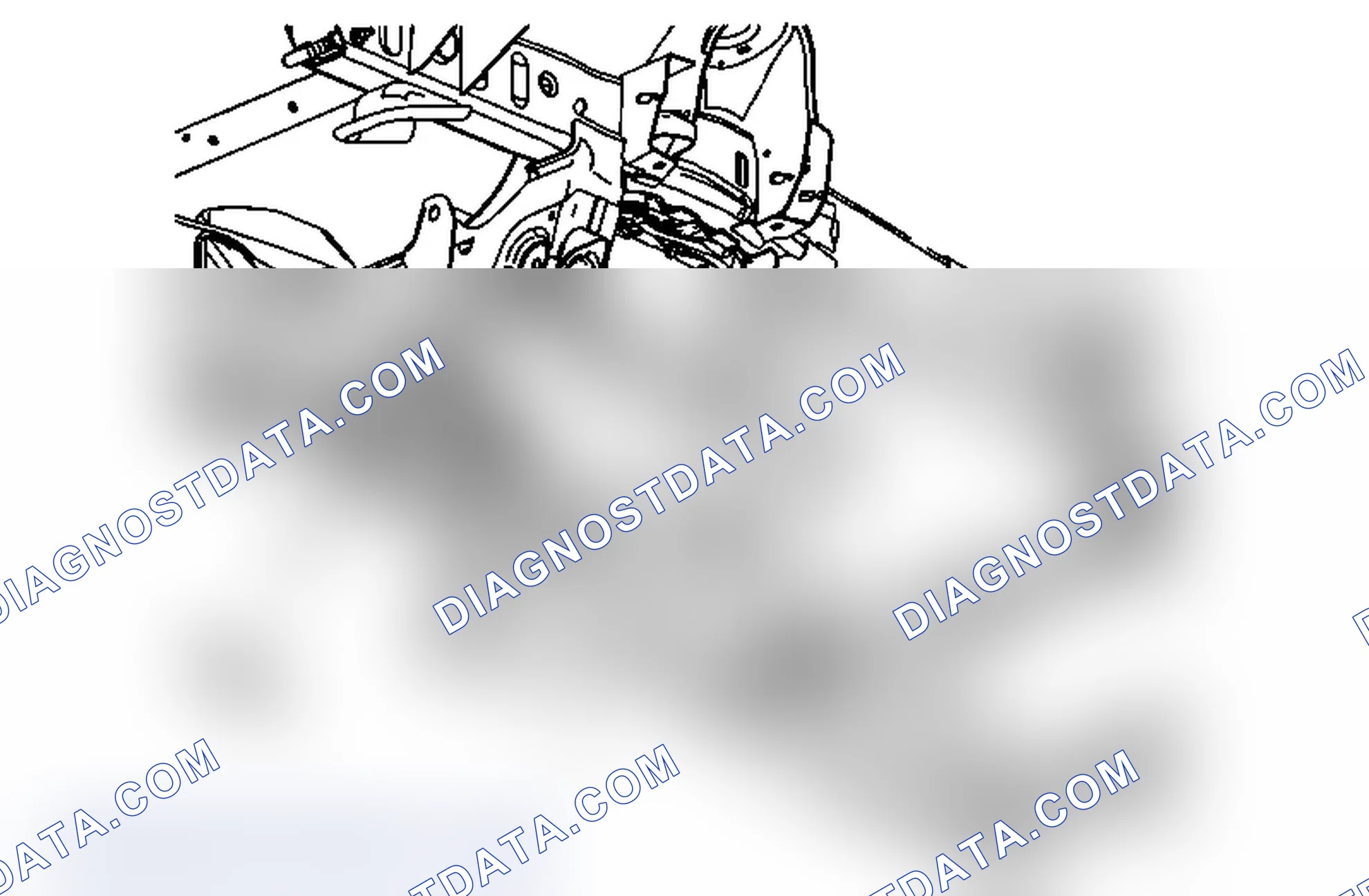 Scheme 4: Drivetrain and Front Suspension Frame Front Crossmember Replacement (1500, 2500 LD)