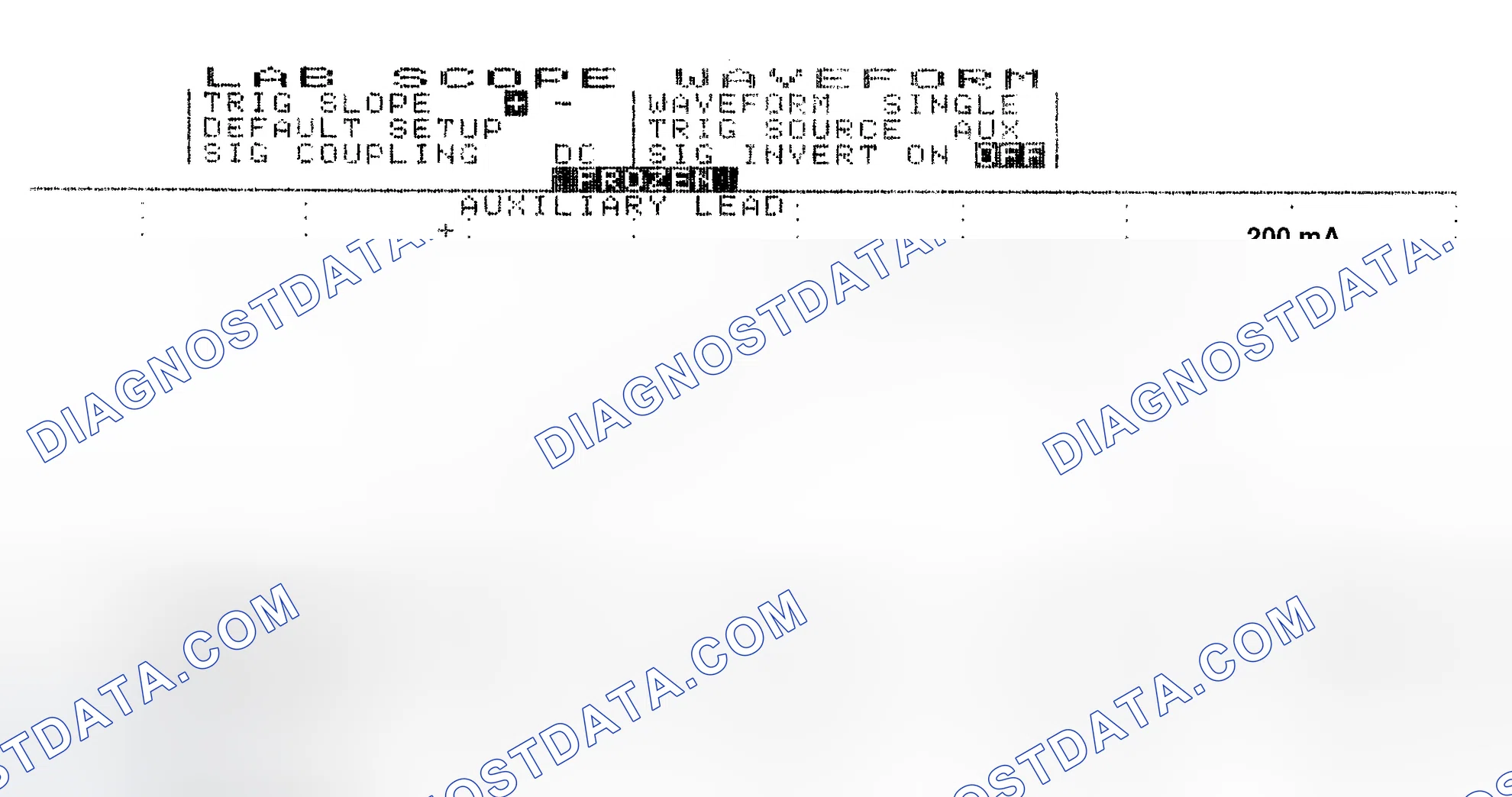 Scheme 13: Single Injector w/Normal Current Flow - Current Pattern
