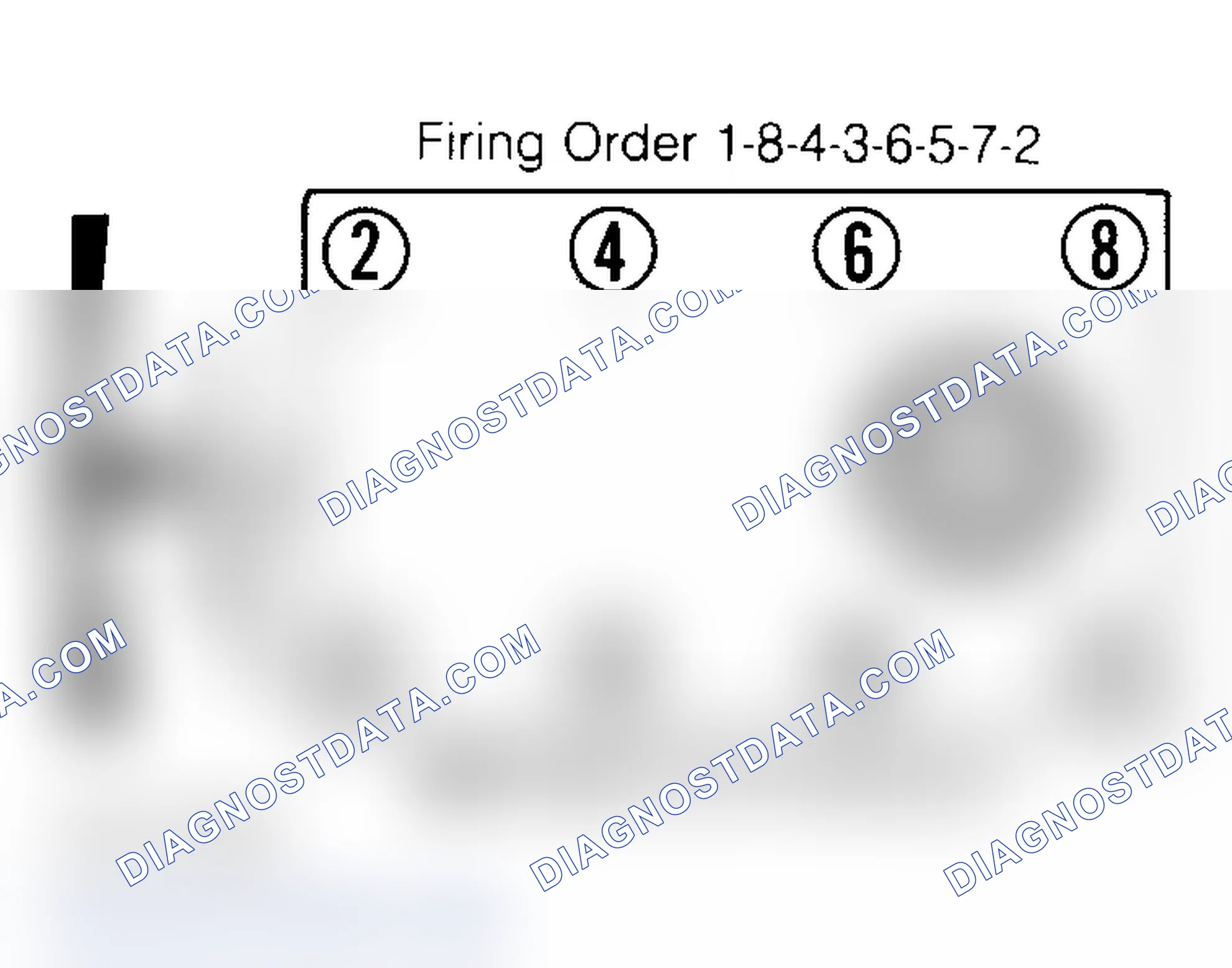 Scheme 6: Firing Order & Timing Marks (5.0L, 5.7L & 7.4L)