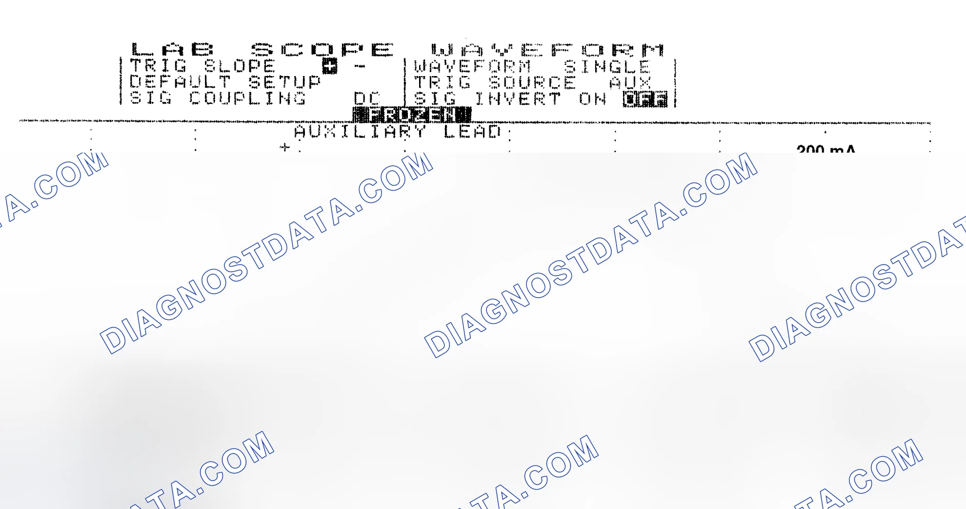 Scheme 13: Single Injector w/Normal Current Flow - Current Pattern