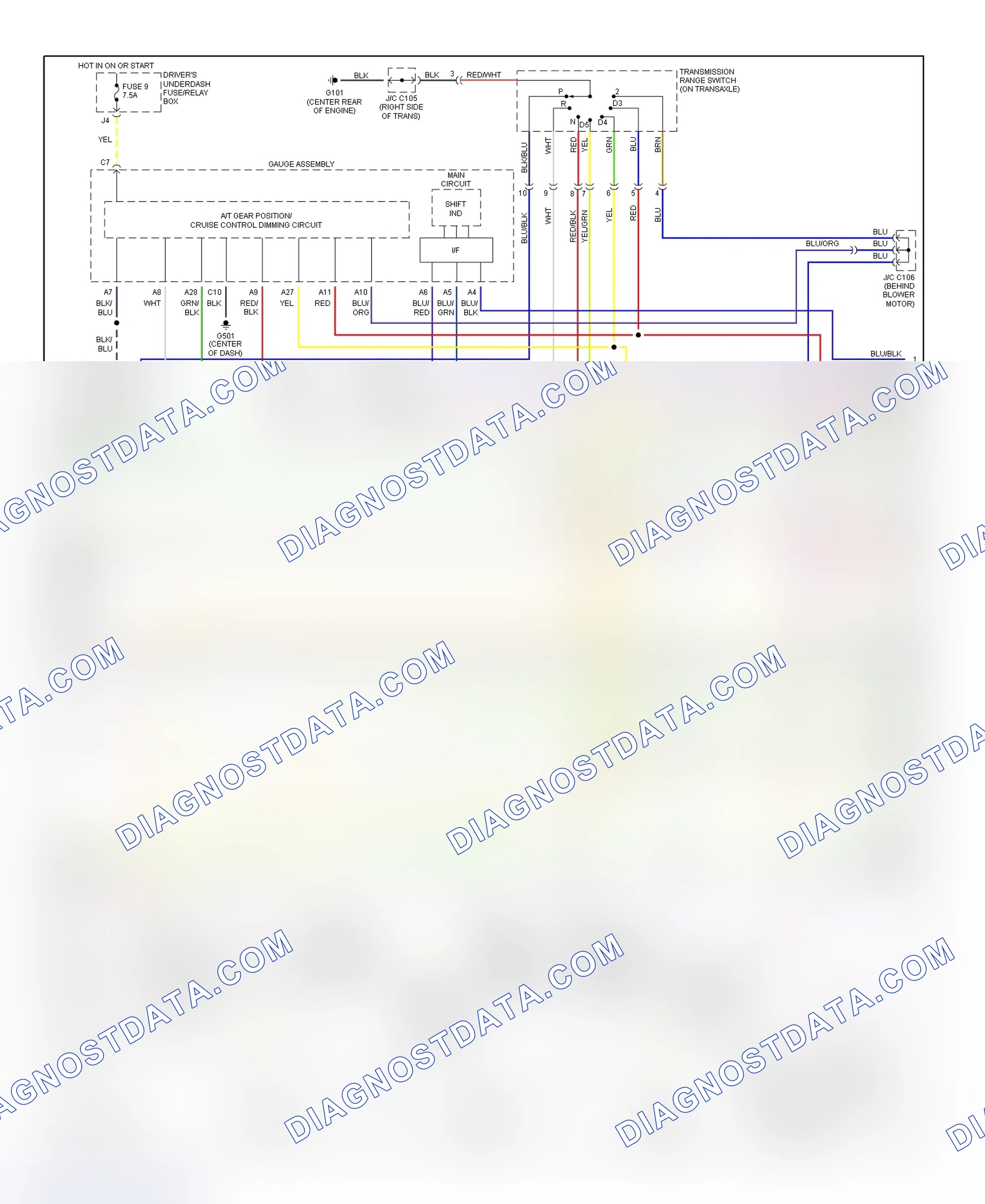 Scheme 14: Wiring Diagram (3.2CL 3.2L - 3 Of 4)