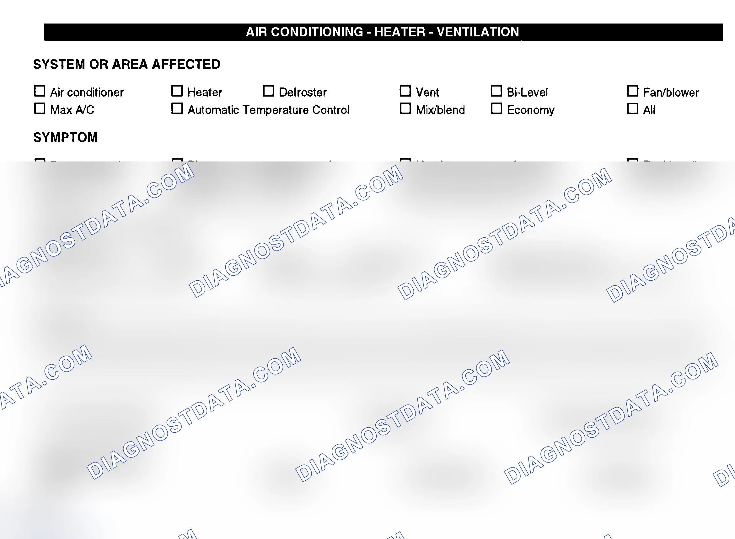 Scheme 8: Air Conditioning, Heater & Ventilation