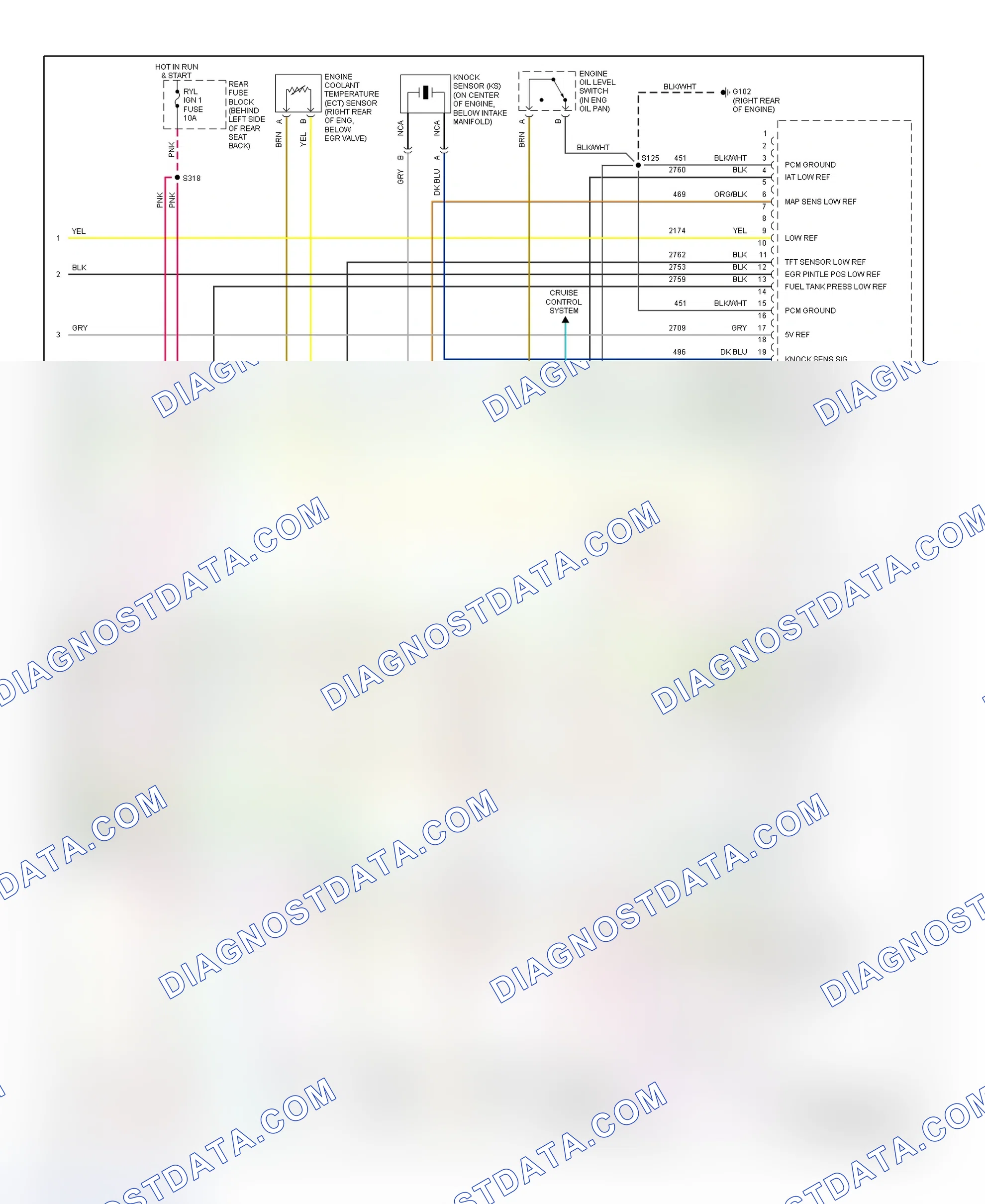 Scheme 158: PCM Wiring Diagram (Eldorado - 4.6L - 4 Of 4)