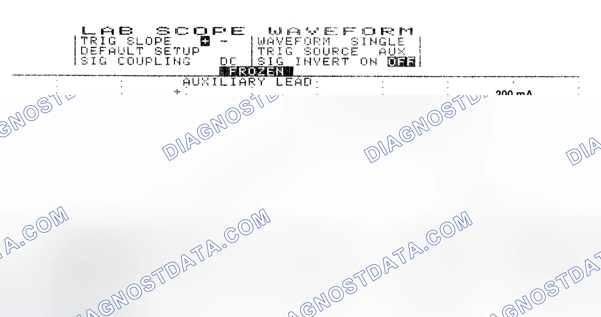 Scheme 13: Single Injector w/Normal Current Flow - Current Pattern