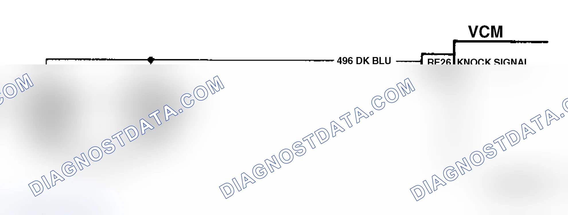 Scheme 77: Code P0327 Schematic (4.3L "S" & "T" Series Pickup M/T) Knock Sensor Grounded