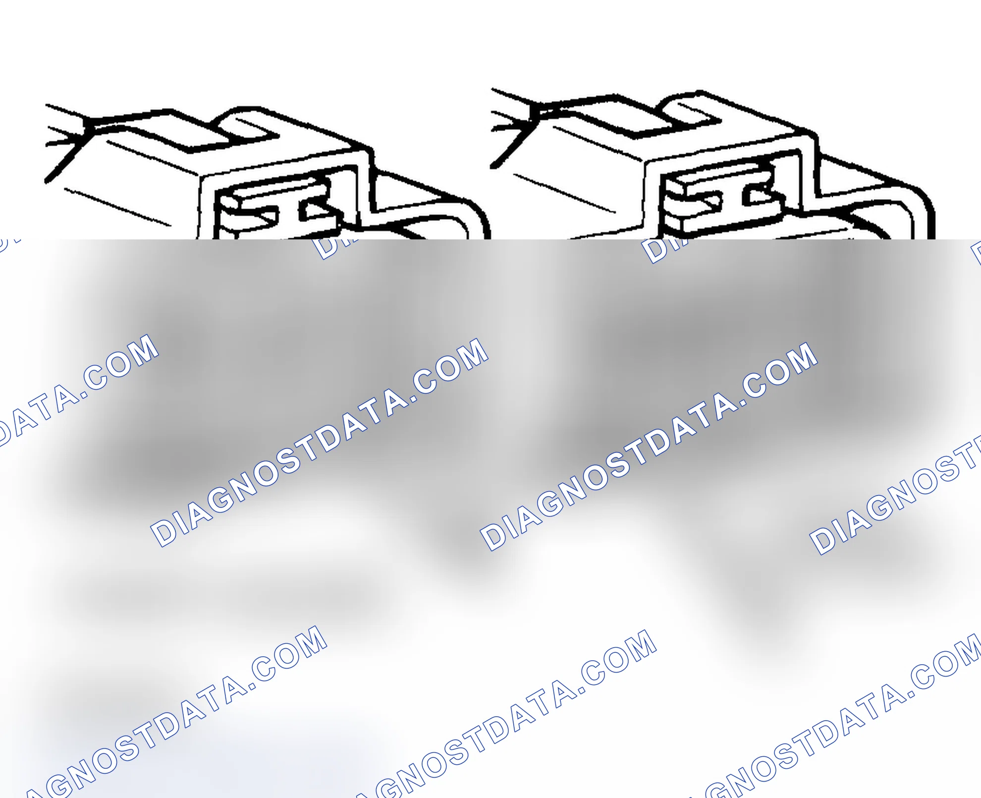 Scheme 309: RECTANGULAR WATERPROOF CONNECTOR