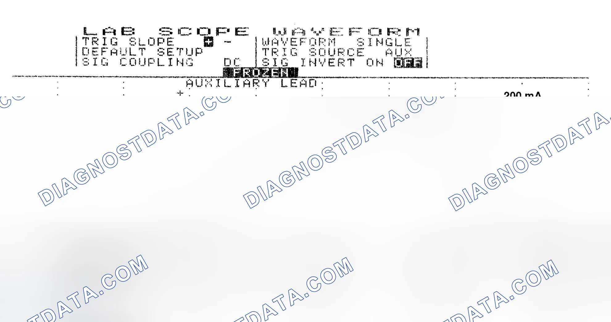 Scheme 13: Single Injector w/Normal Current Flow - Current Pattern