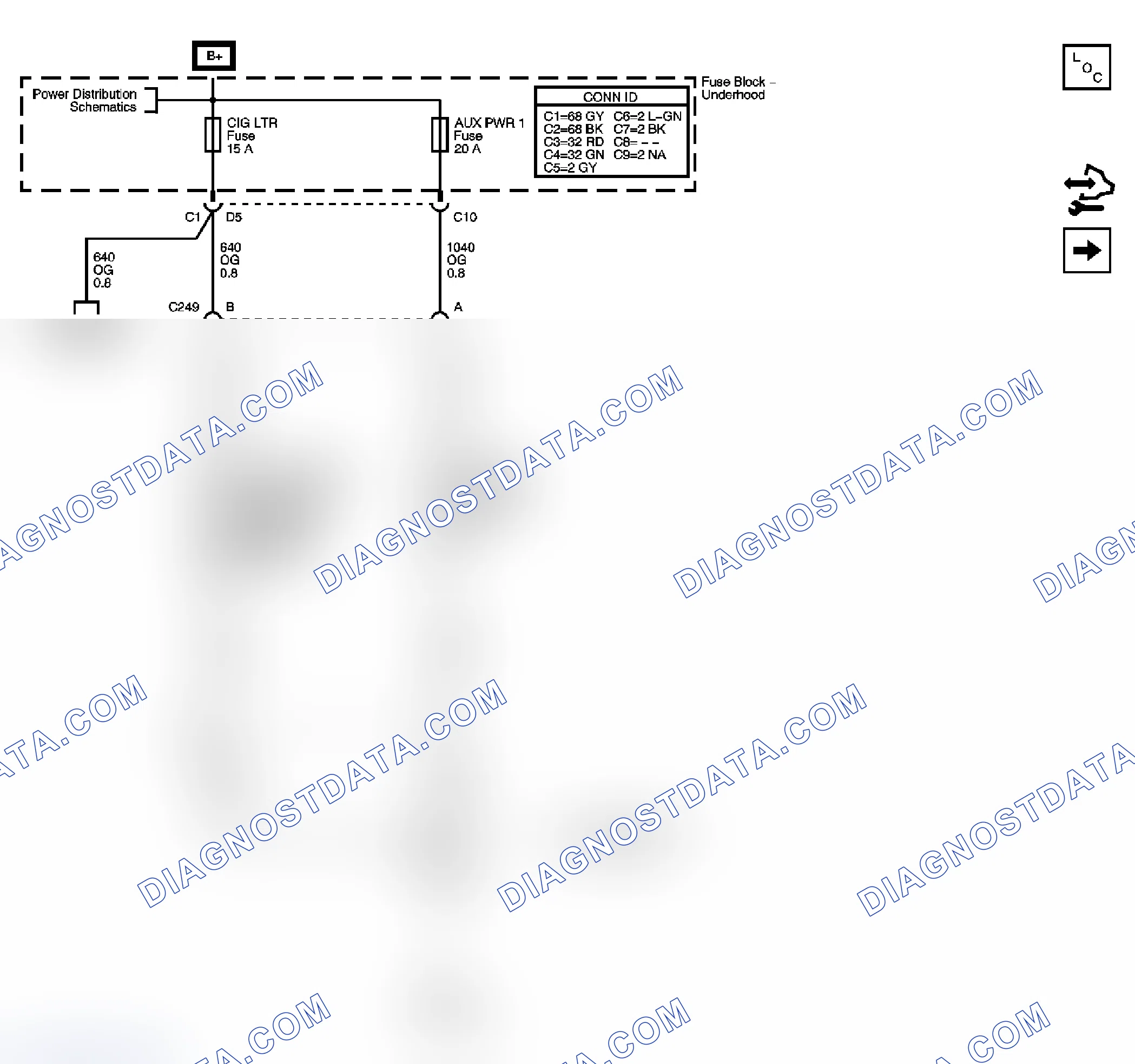Scheme 1: Cigar Lighter/Power Outlet Schematics