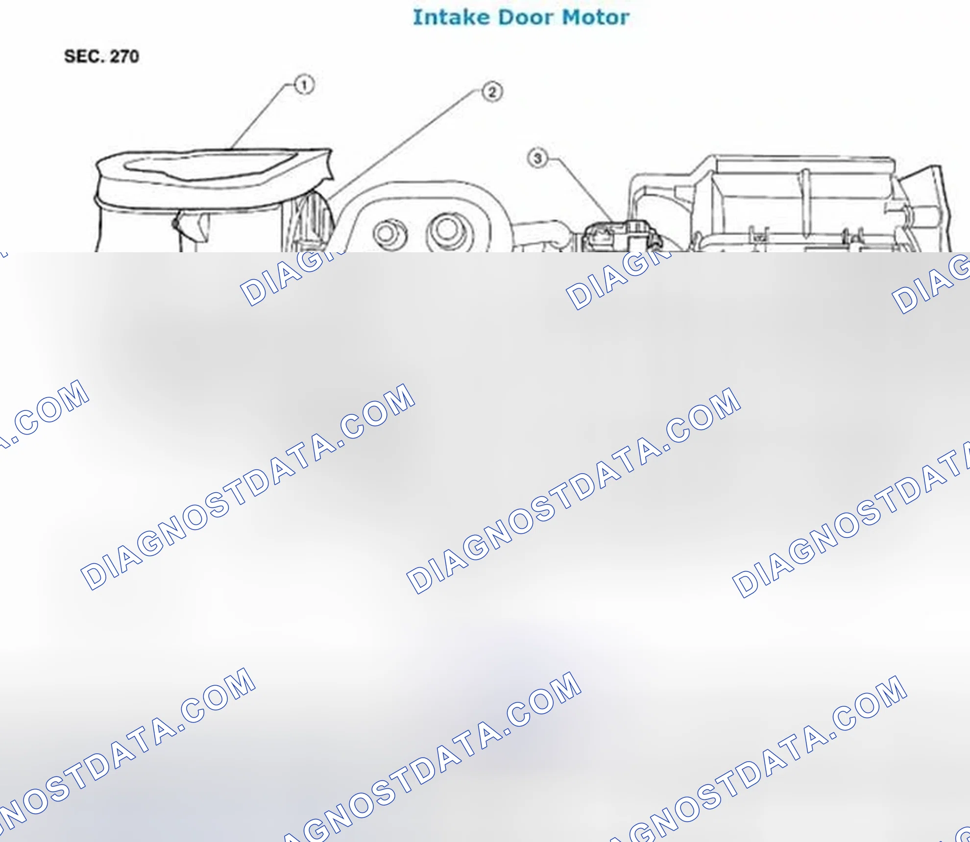 Scheme 188: Intake Door Motor: Removal and Installation