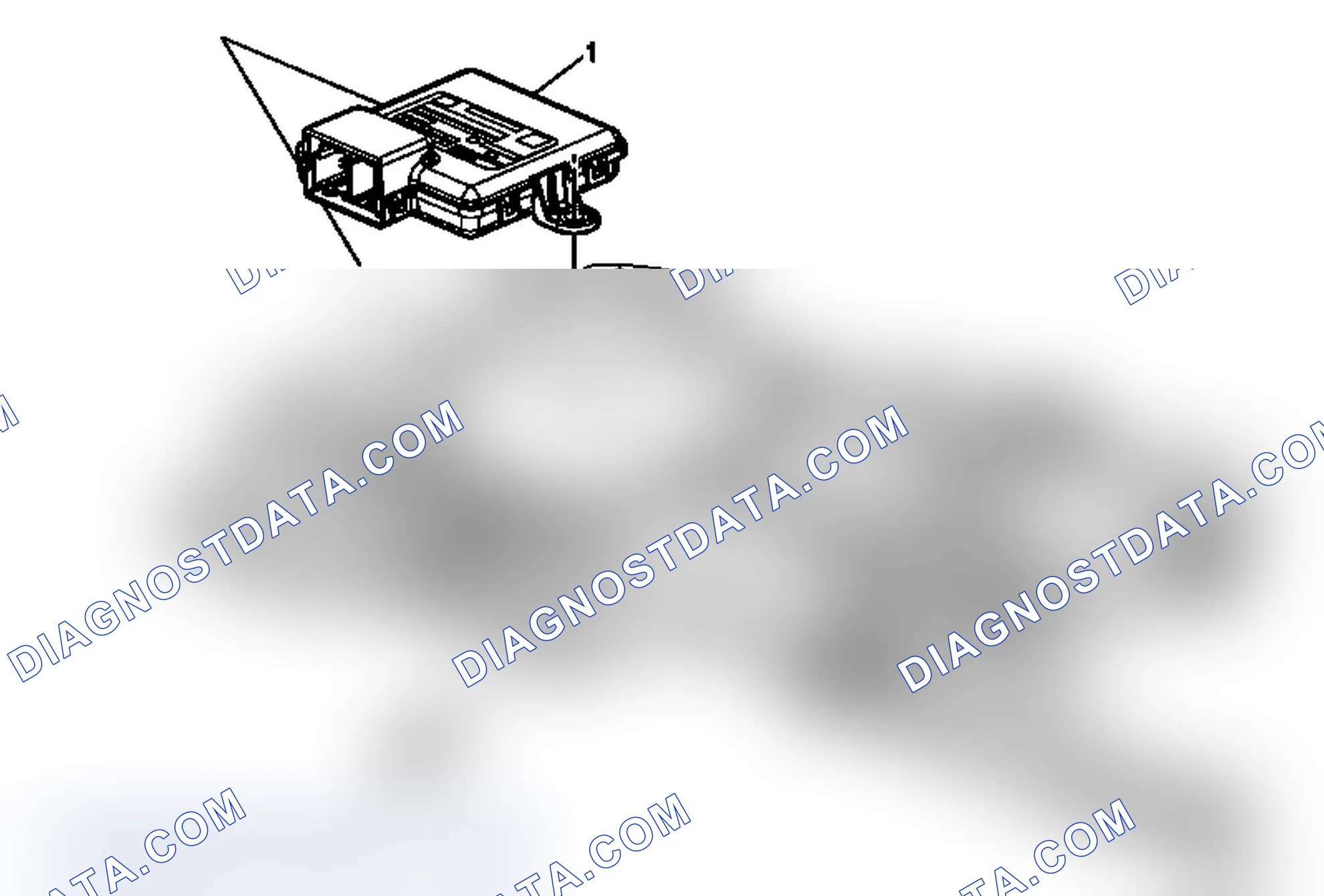 Scheme 8: Rear Object Alarm Module Replacement (Sedan)