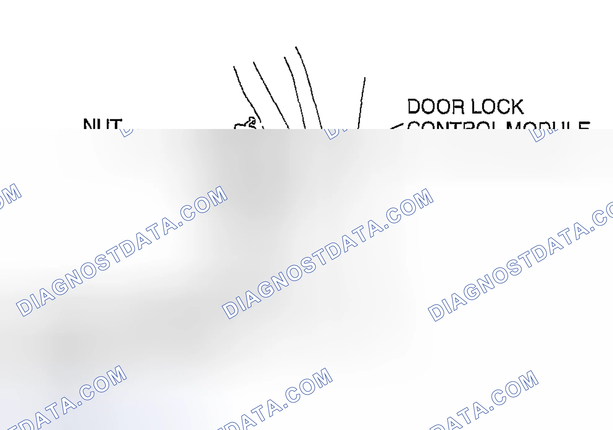 Scheme 93: DOOR LOCK CONTROL MODULE REMOVAL/INSTALLATION