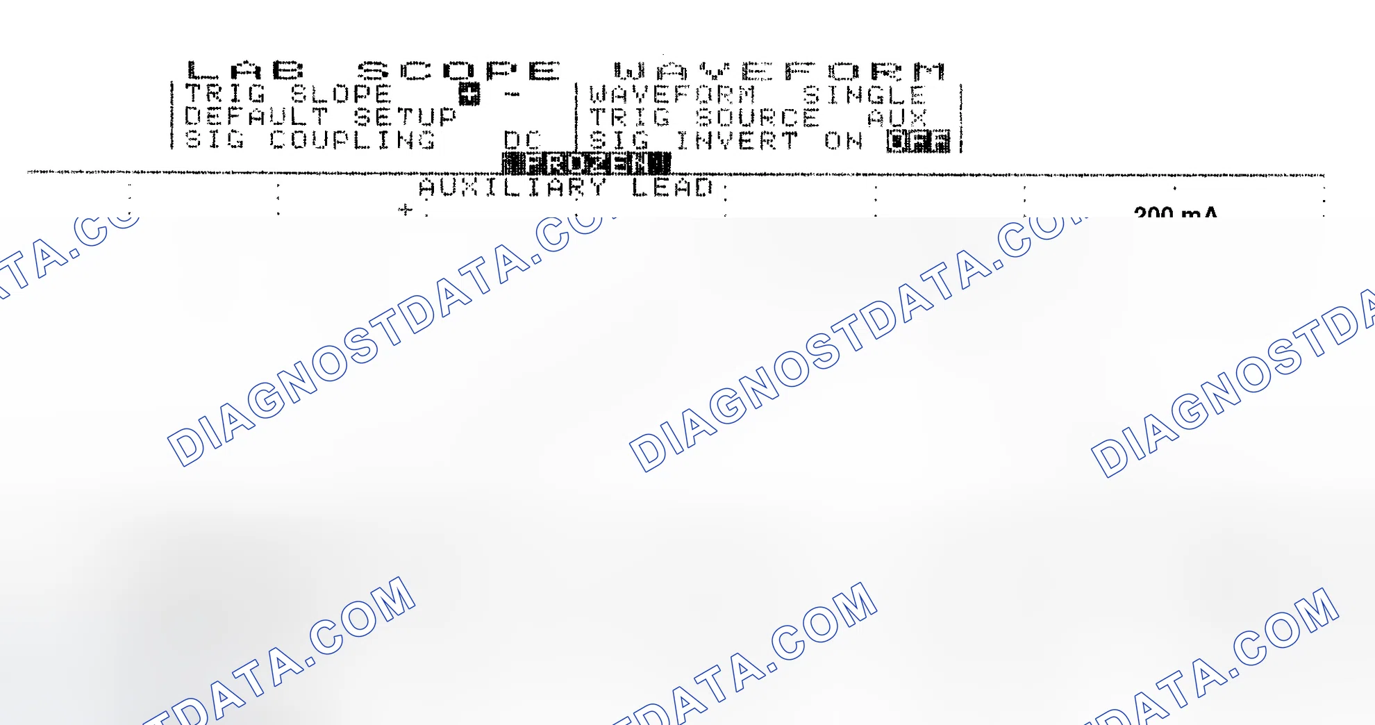 Scheme 13: Single Injector w/Normal Current Flow - Current Pattern