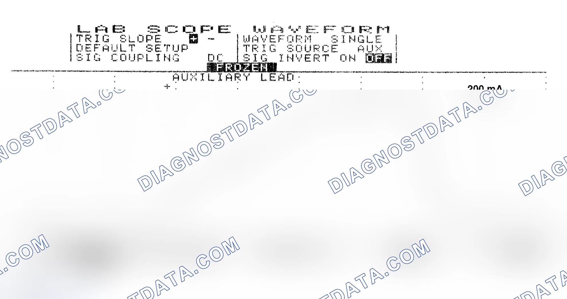 Scheme 13: Single Injector w/Normal Current Flow - Current Pattern