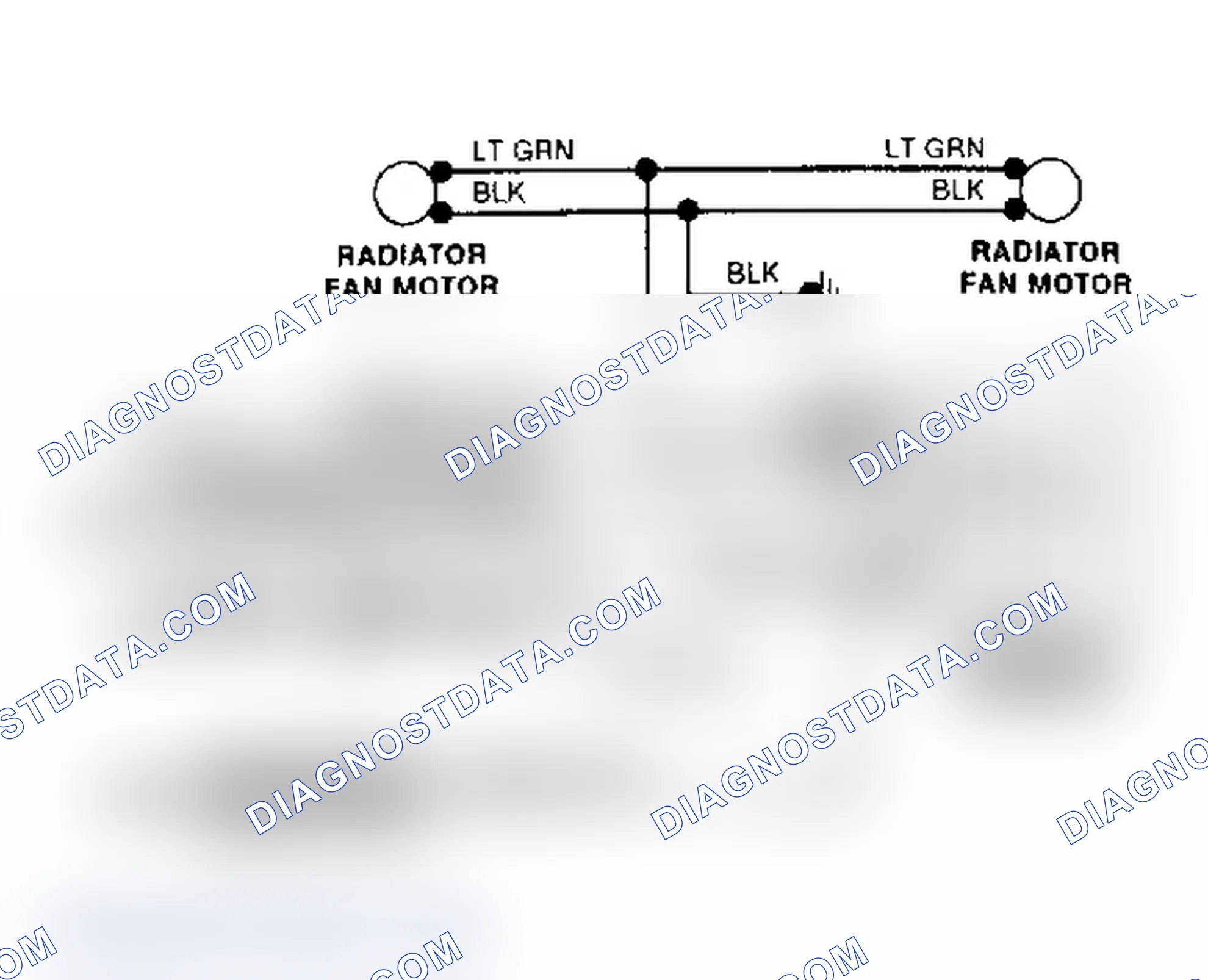 Scheme 9: Electric Cooling Fan Schematic (Dynasty, Fifth Avenue, Imperial & New Yorker - 3.0L, 3.3L & 3.8L)