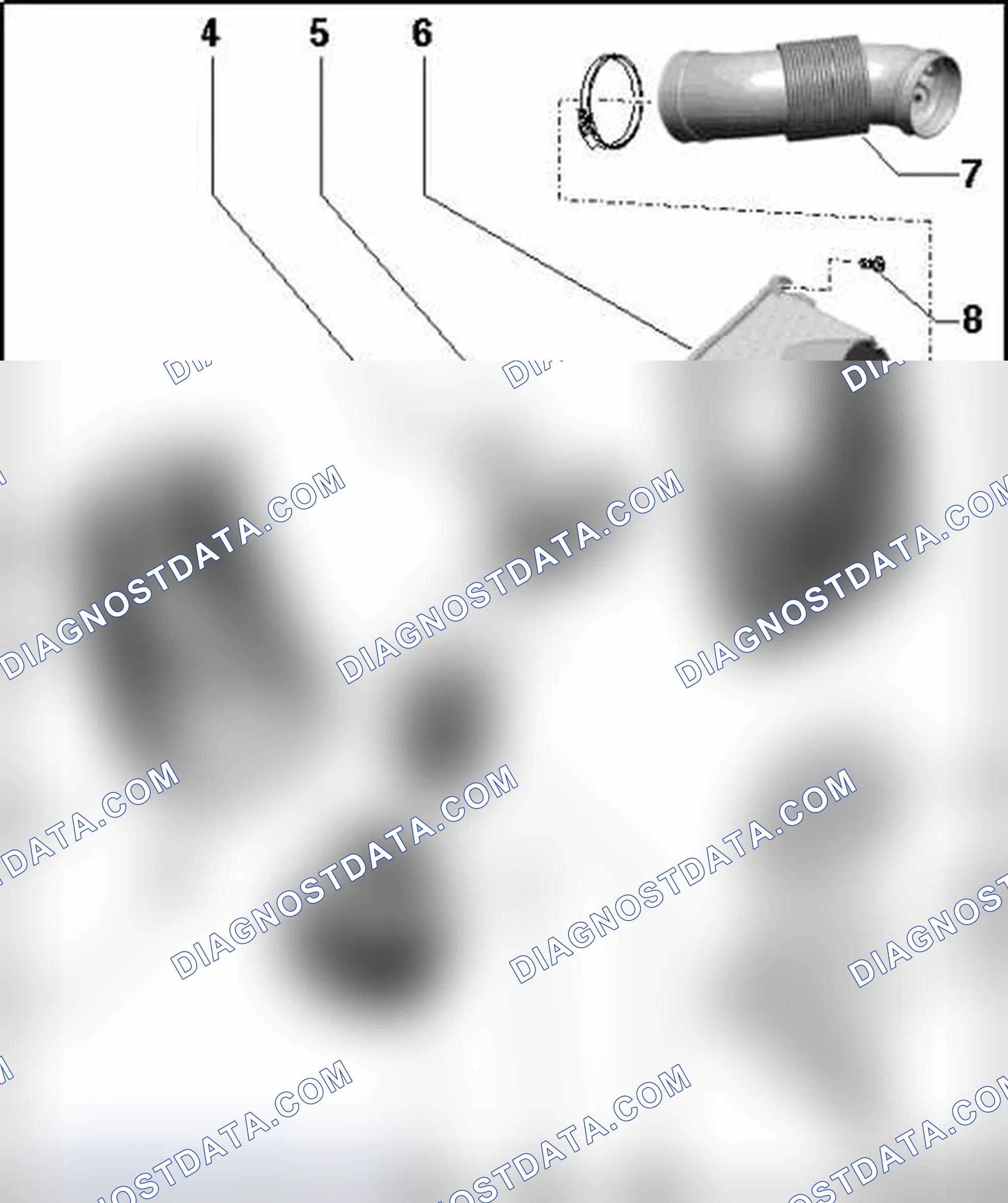 Scheme 386: Air filter, component overview