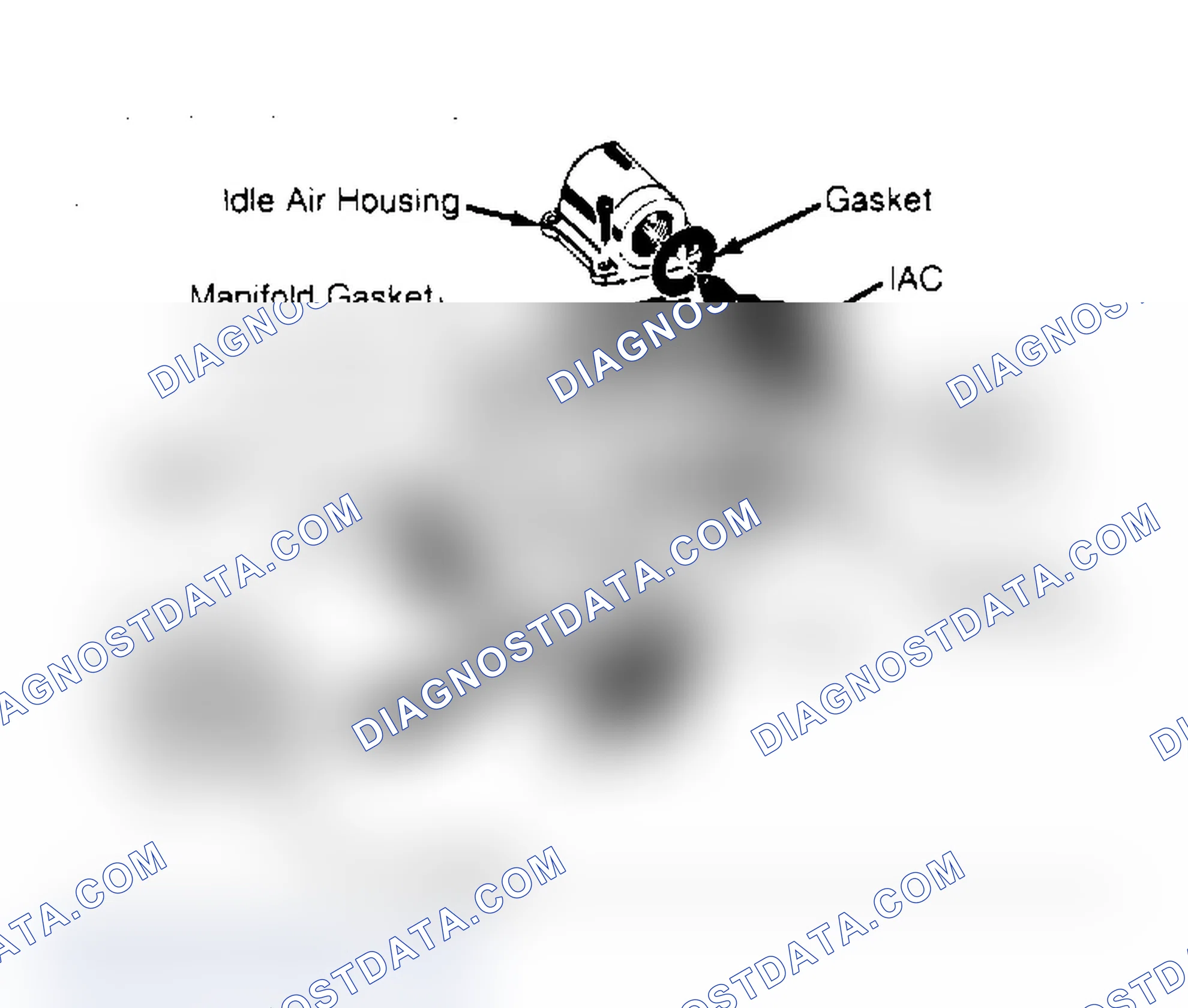 Scheme 22: Exploded View of Typical Throttle Body All models have similar parts in different configurations.