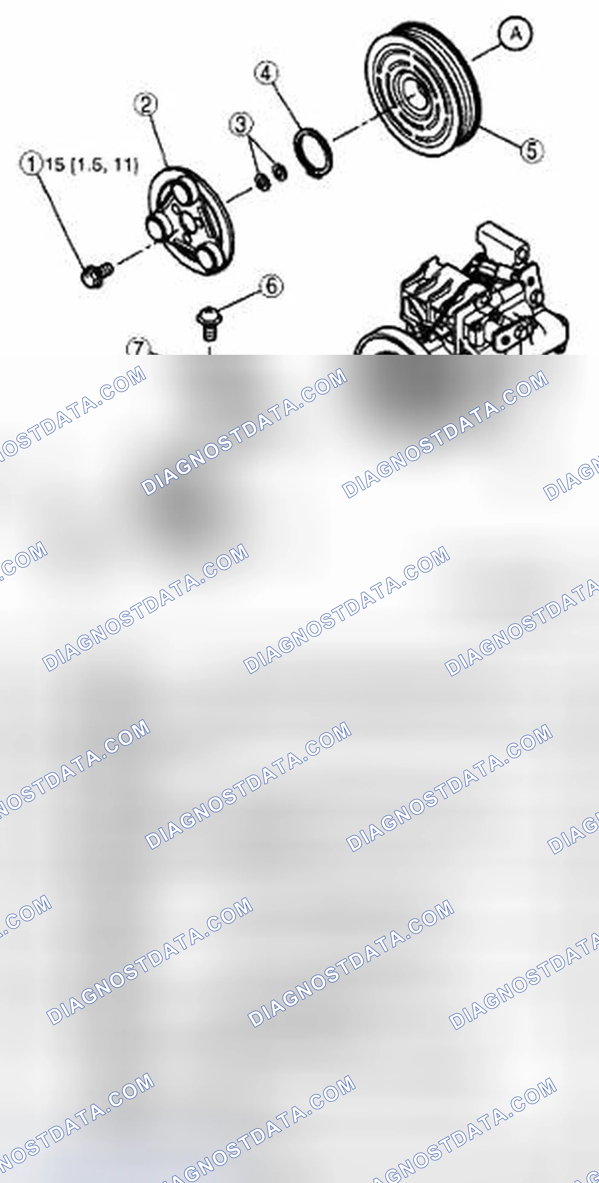 Scheme 60: MAGNETIC CLUTCH DISASSEMBLY/ASSEMBLY
