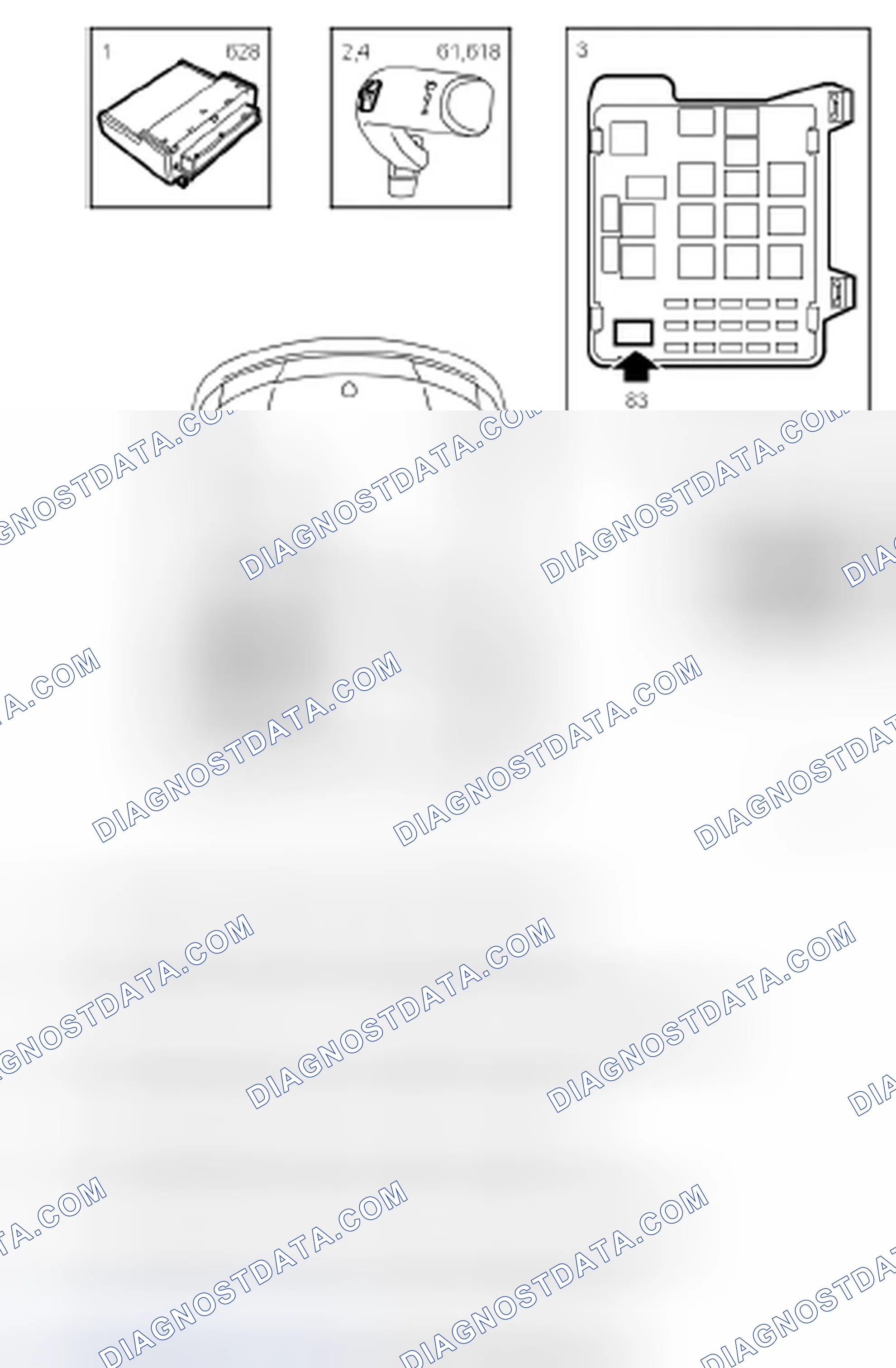 Scheme 13: MAIN COMPONENTS, INTERMITTENT WIPER OPERATION, WINDSCREEN