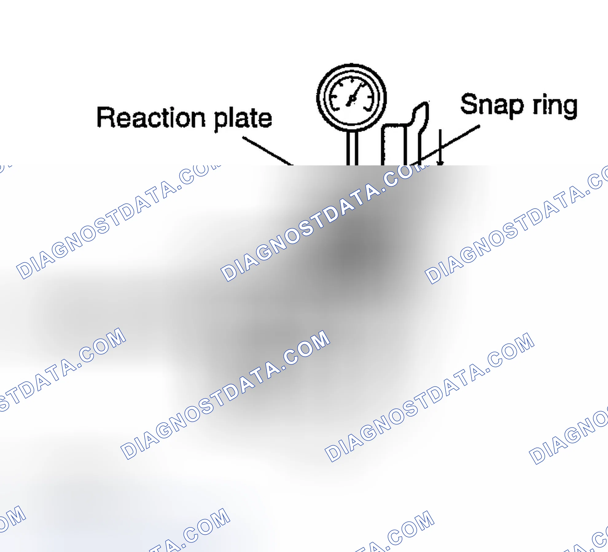 Scheme 24: BRAKE REACTION PLATE END PLAY ADJUSTMENT
