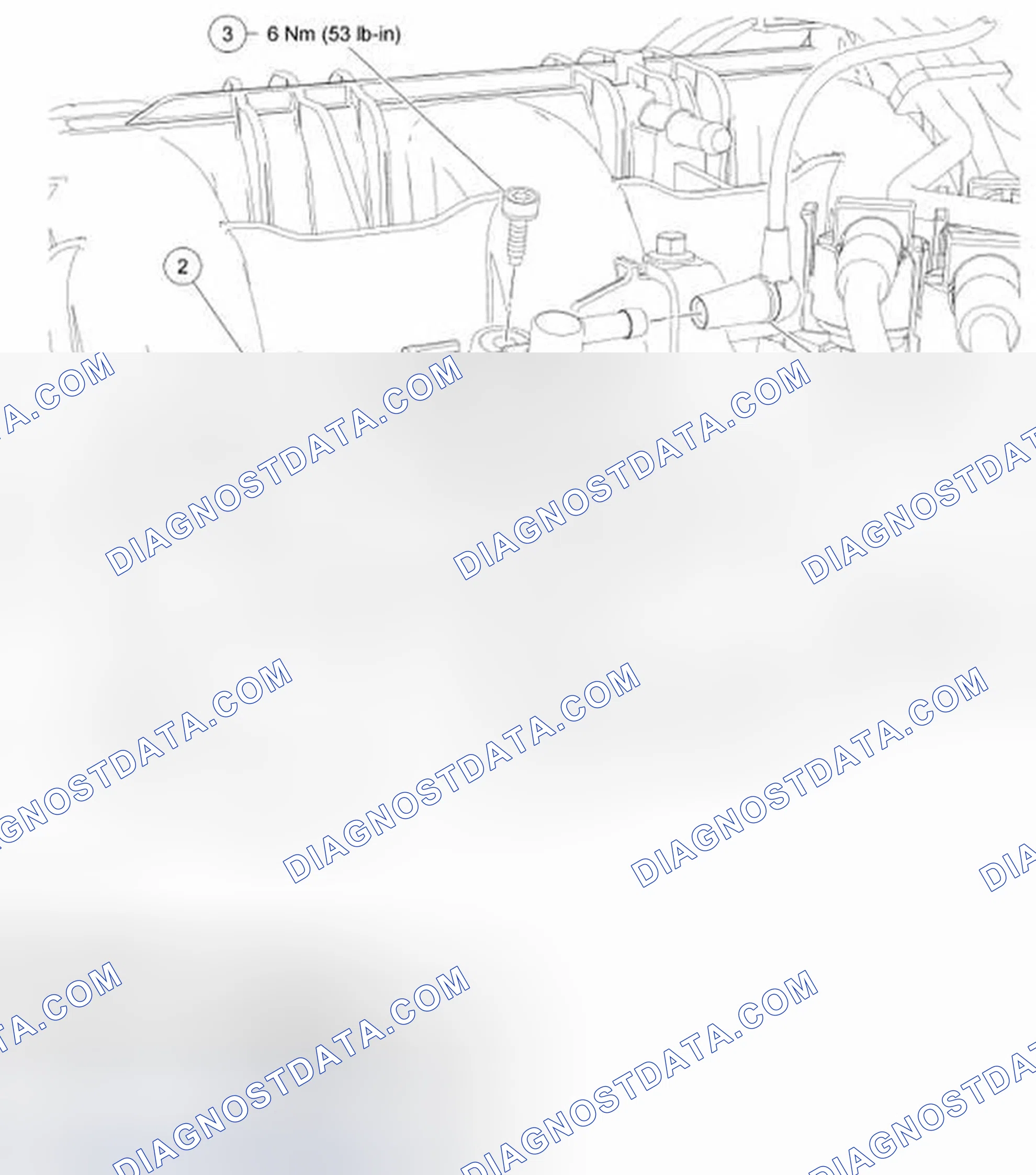 Scheme 23: Identifying Fuel Rail Pressure And Temperature Sensor - 4.0L SOHC Remove/Install Components - With Torque Specifications