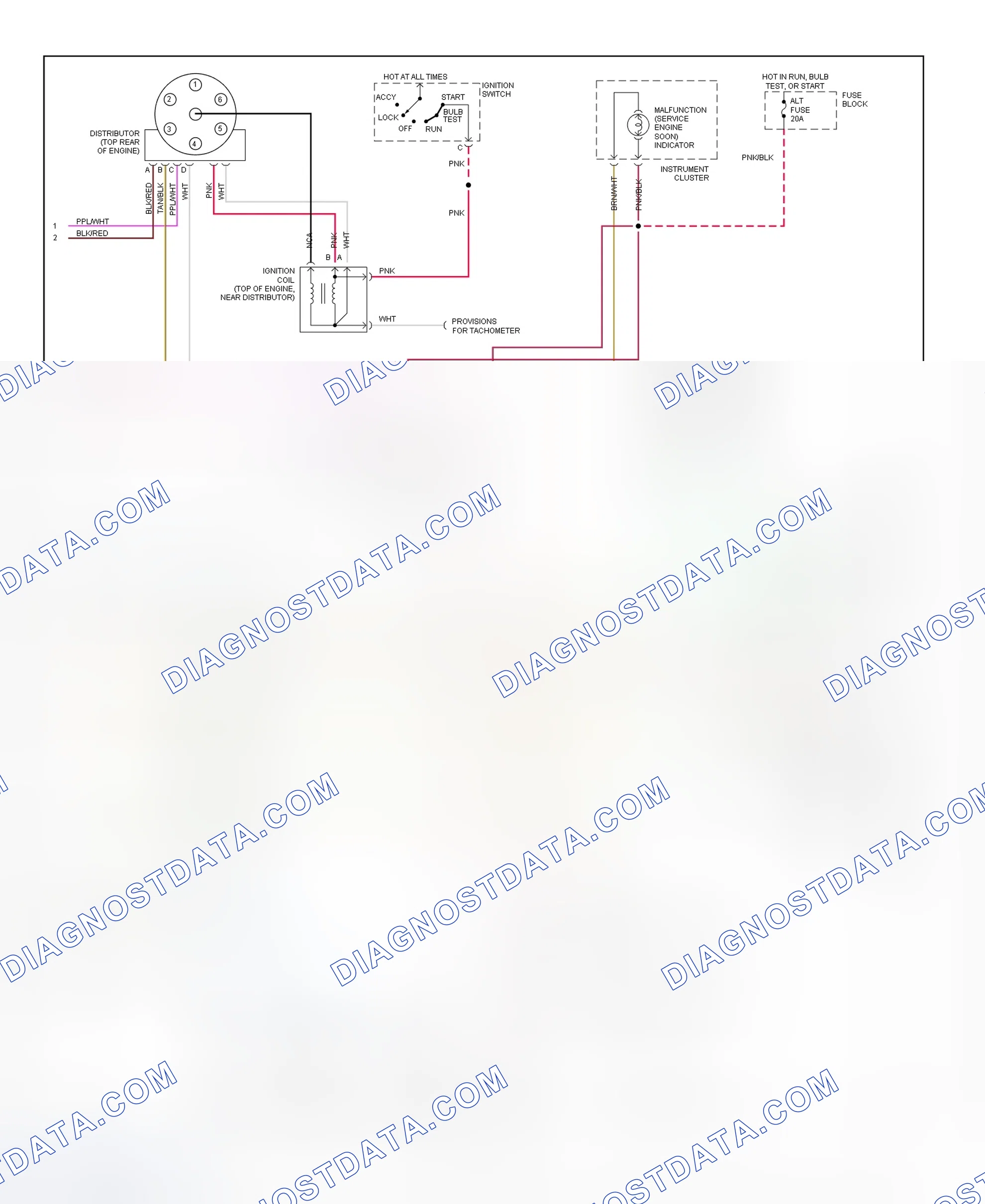 Scheme 254: Wiring Diagram ("P" Series - 5.7L With M/T - 2 Of 2)