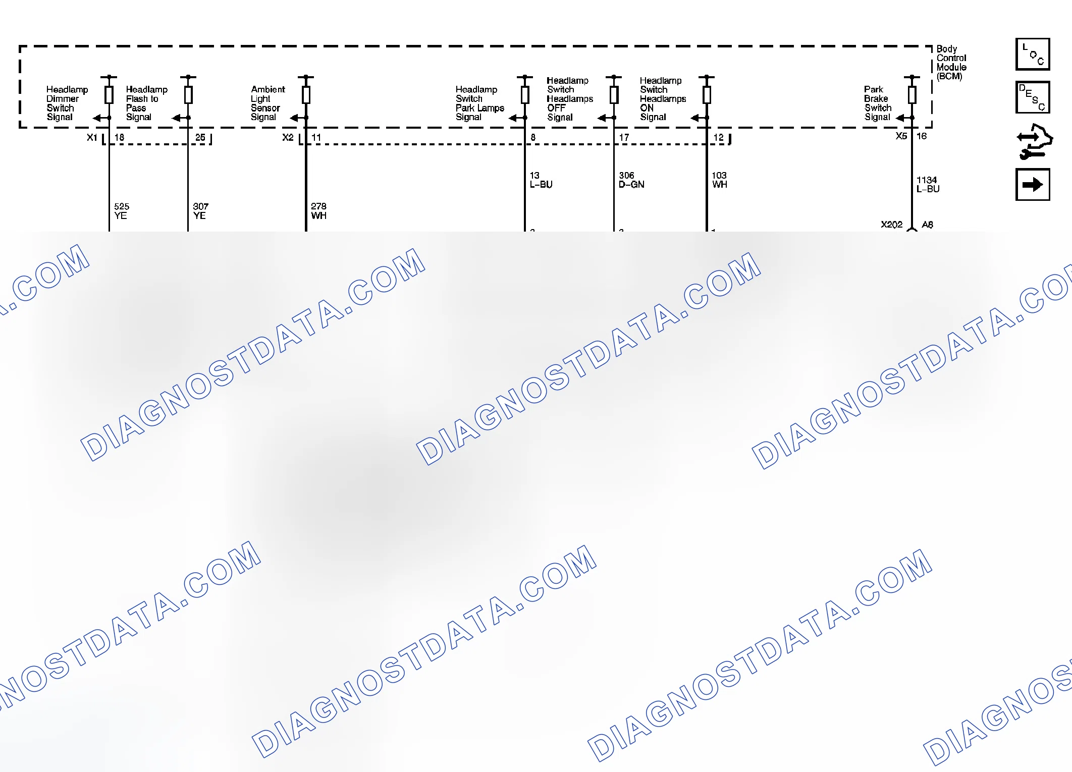 Scheme 1: Headlights/Daytime Running Lights (DRL) Schematics