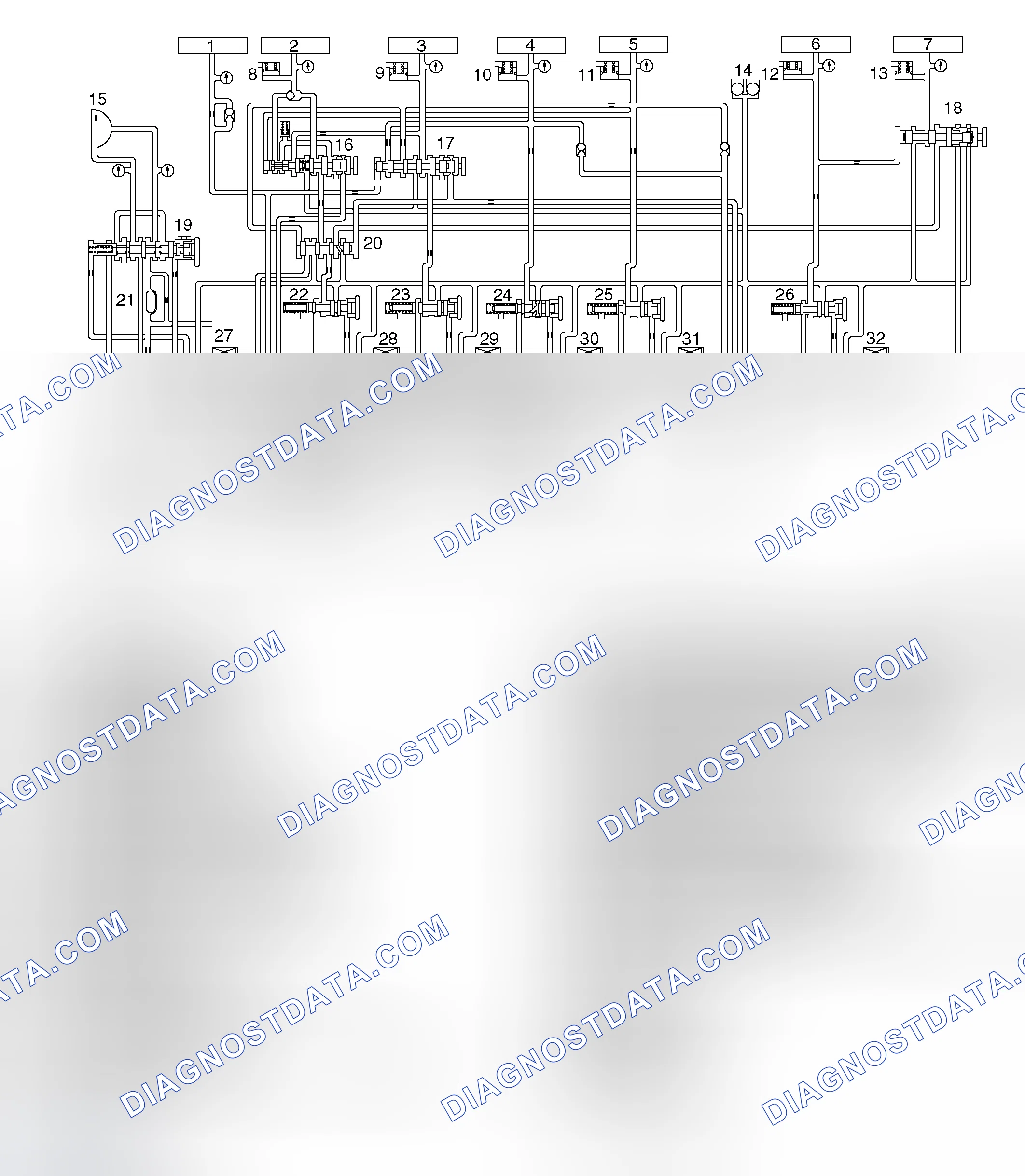 Scheme 899: HYDRAULIC CIRCUIT