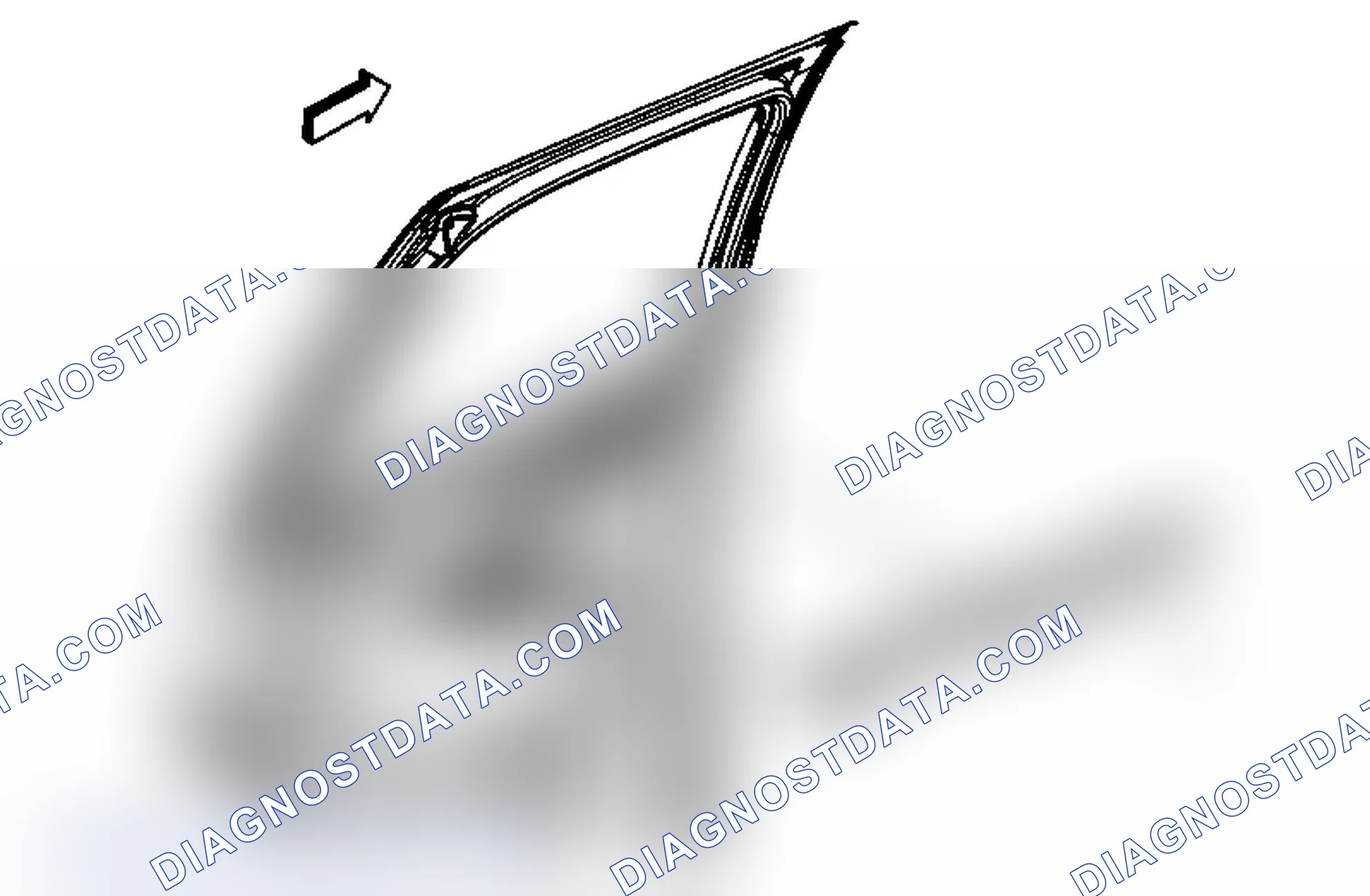 Scheme 35: Rear Door Window Belt Inner Sealing Strip Replacement (Crew Cab)