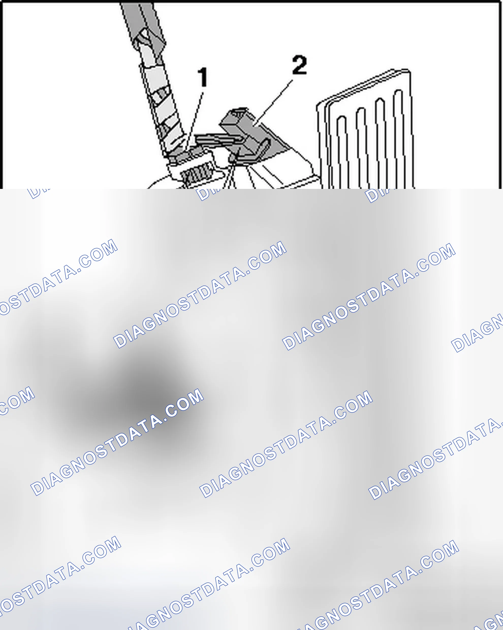 Scheme 107: Installation Location Accelerator pedal position sensor -G79- and Accelerator Pedal Position Sensor
