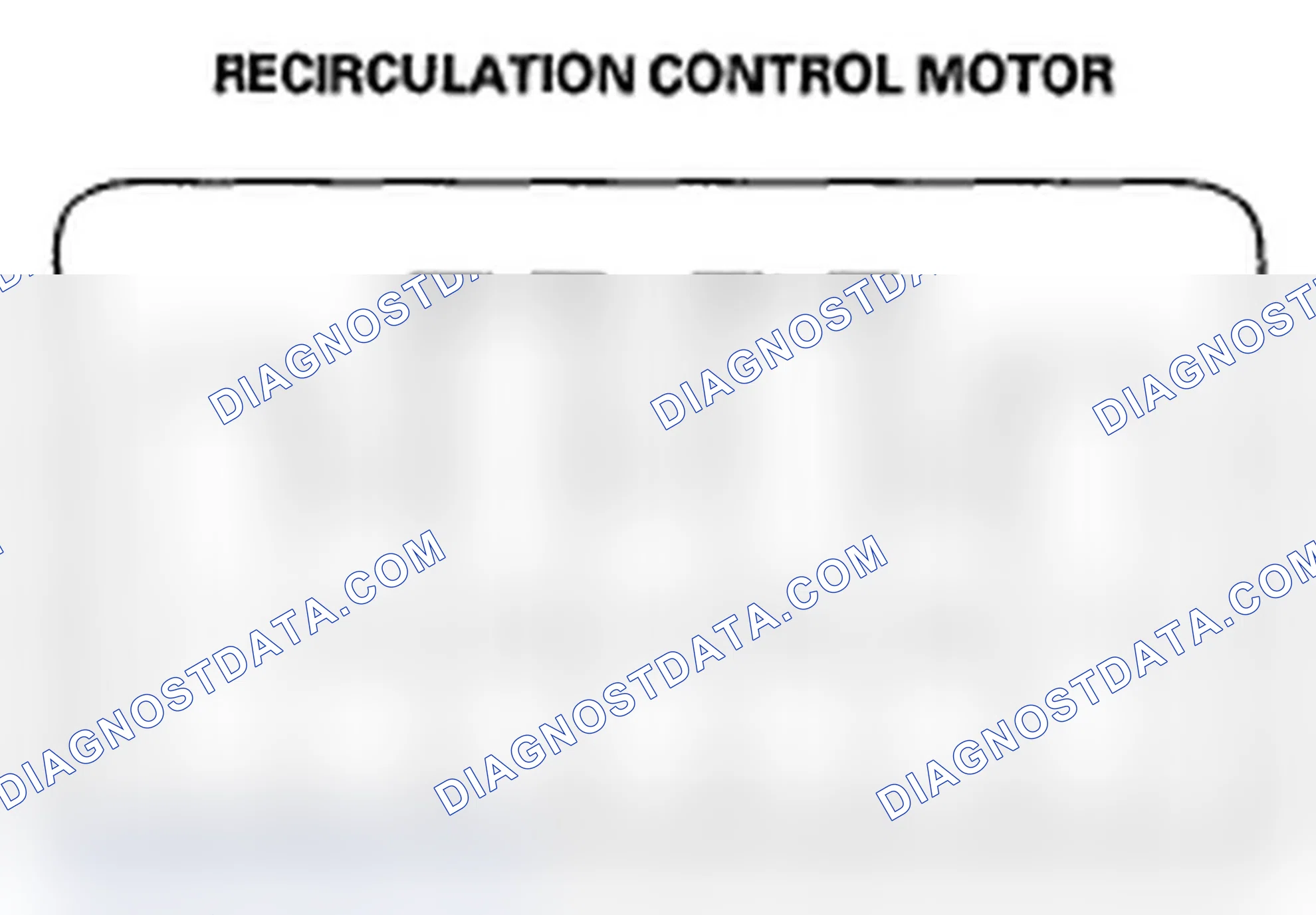 Scheme 178: Recirculation Control Motor Test
