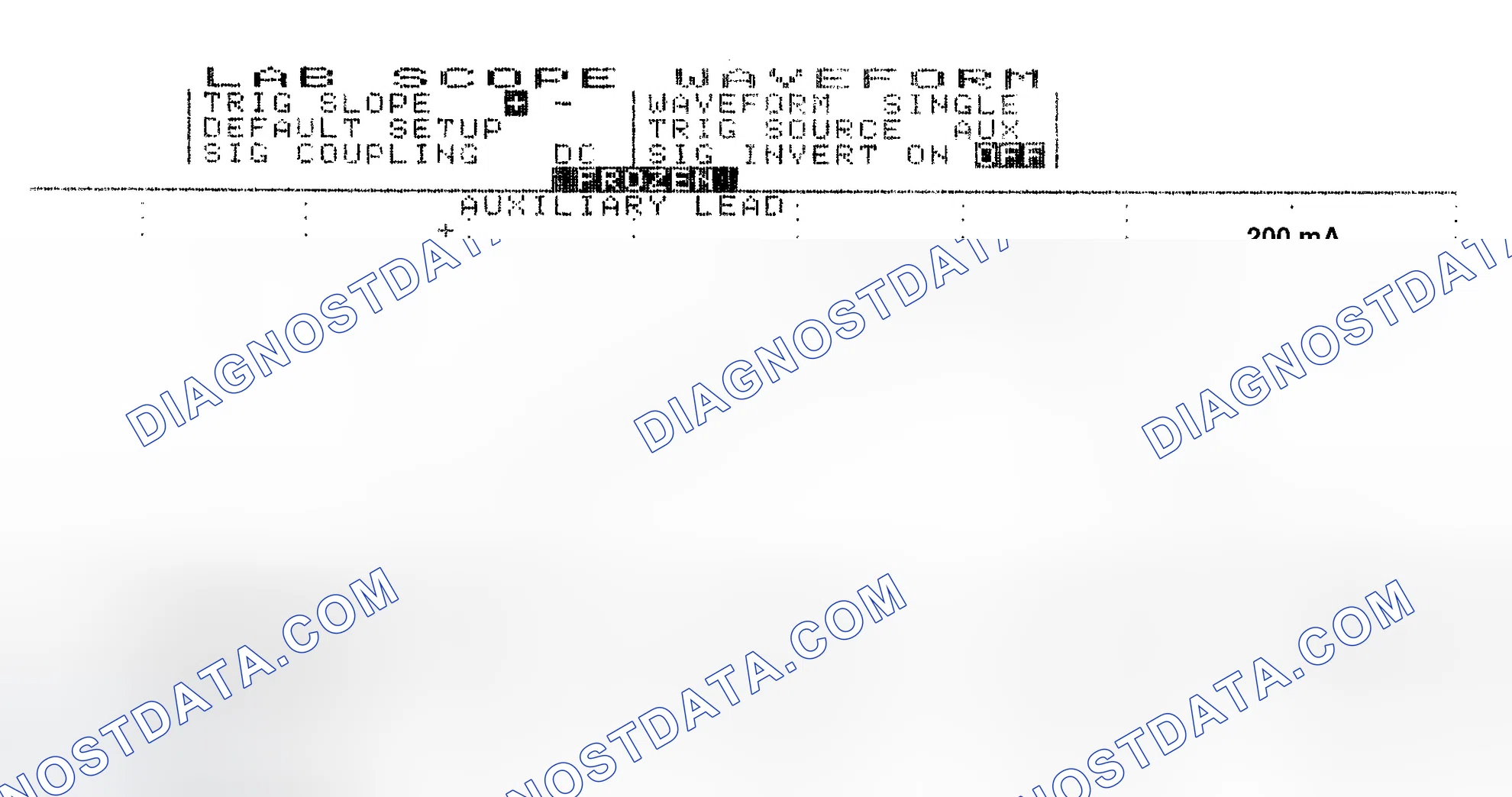 Scheme 13: Single Injector w/Normal Current Flow - Current Pattern