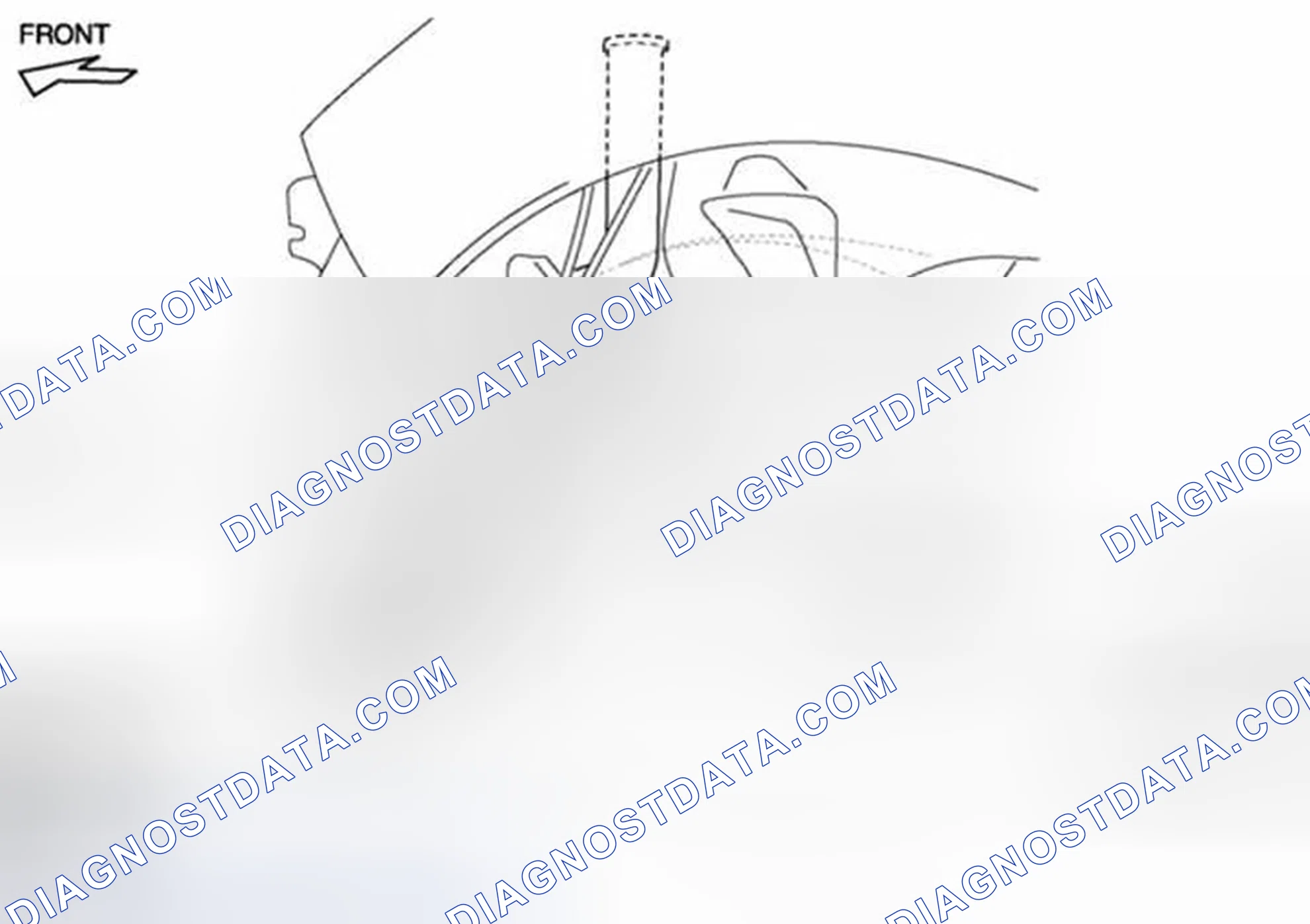 Scheme 18: Washer Hose - Vehicles Without Washer Fluid-Level Sensor
