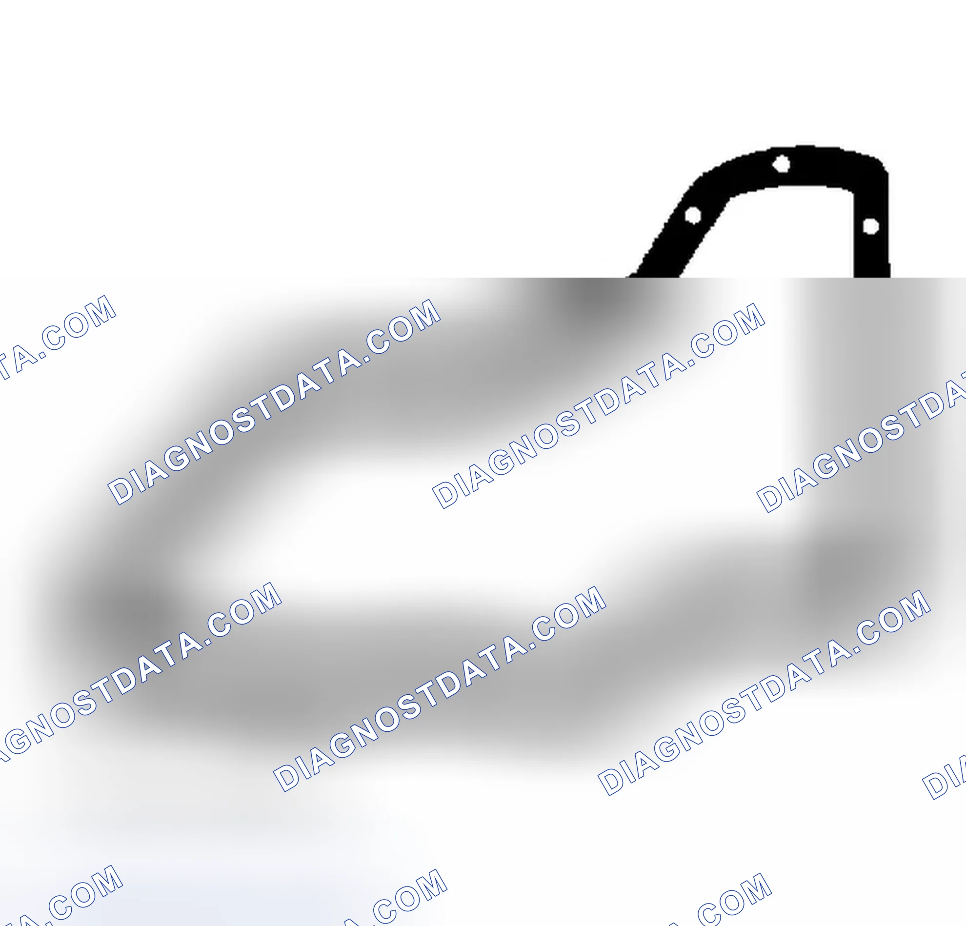 Scheme 5: Identifying Oil Pan Gasket (AX4S)