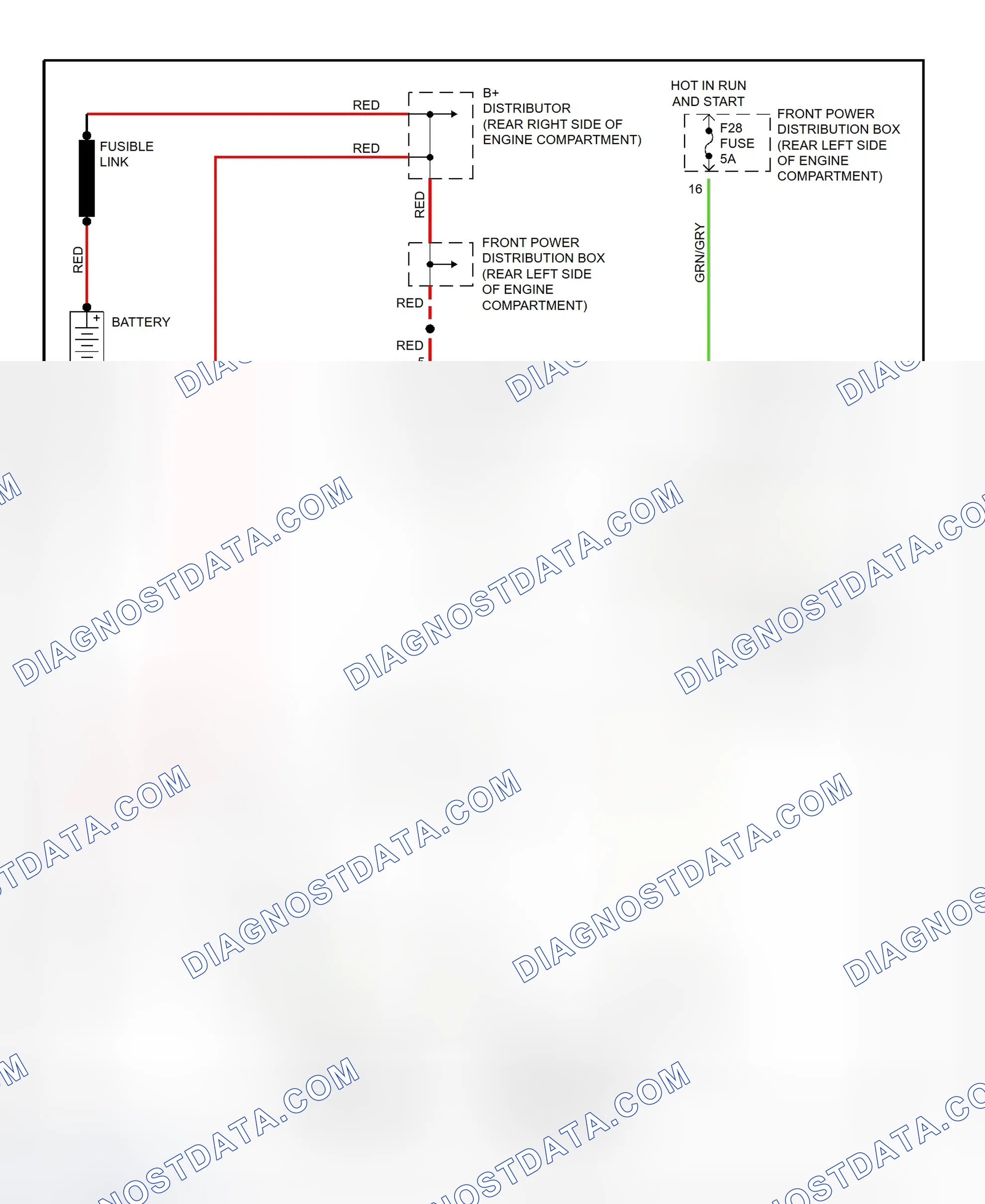 Scheme 3: Starting System Wiring Diagram (318ti)