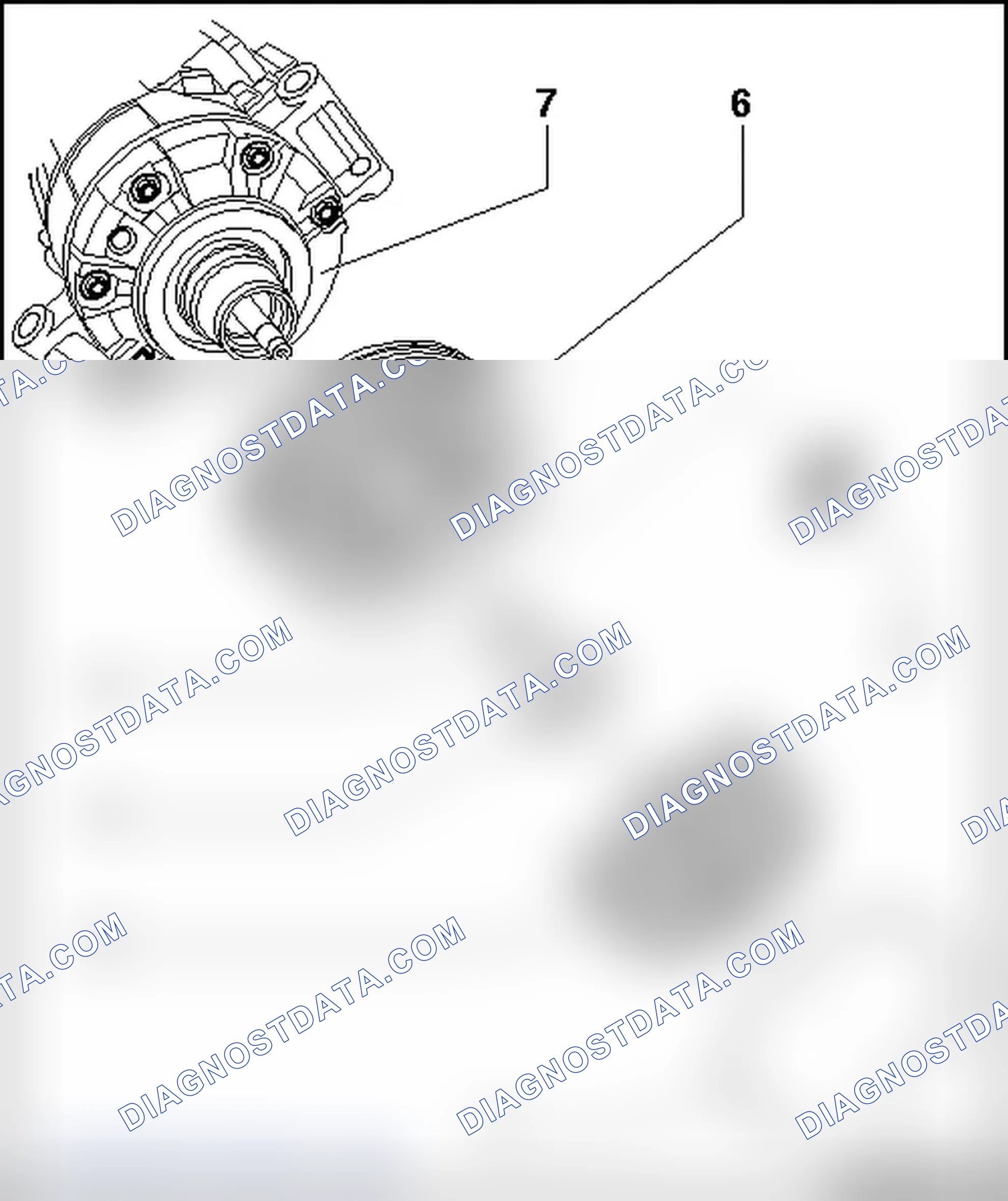 Scheme 4: A/C COMPRESSOR BELT PULLEY, DENSO VERSION 2