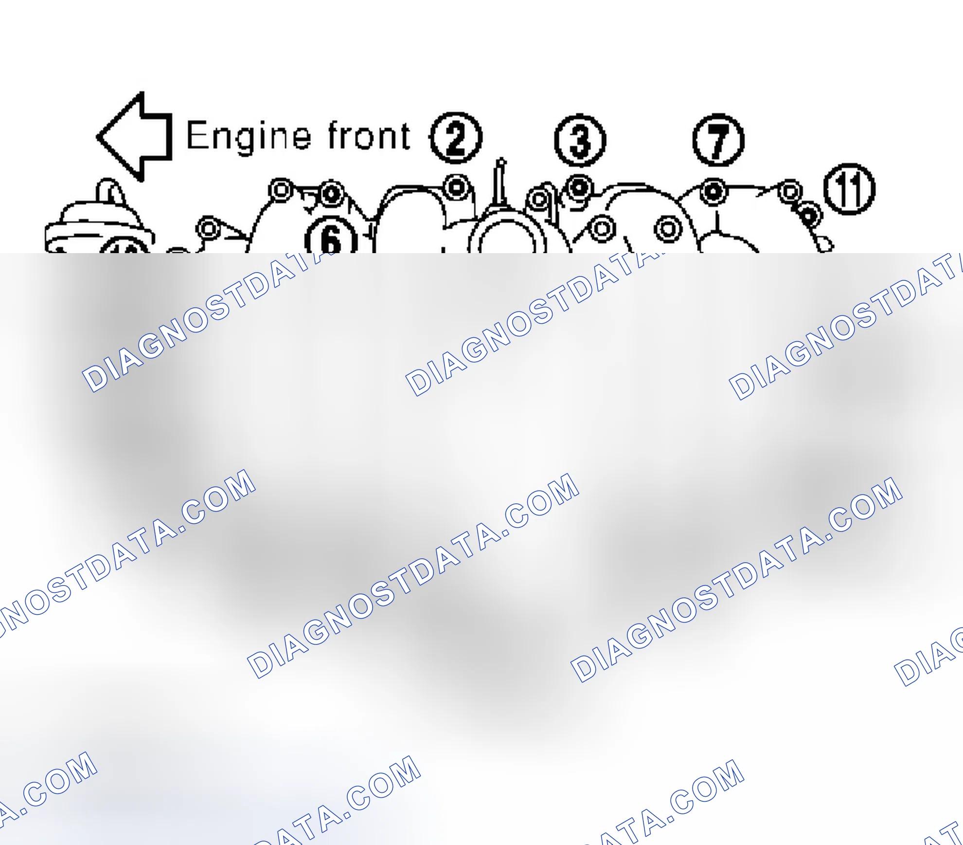 Scheme 6: Tightening Intake Manifold Upper Bolts