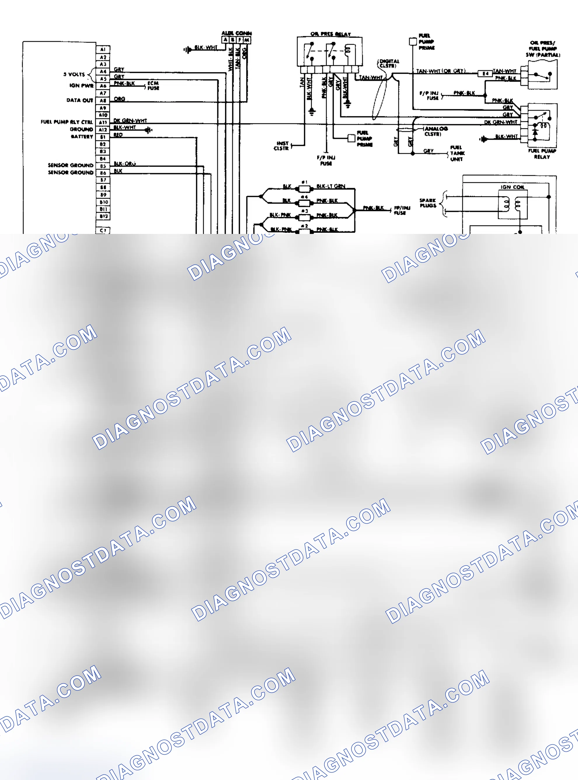 Scheme 15: 1988 Skylark 2.3L Fuel Injection Wiring Diagram