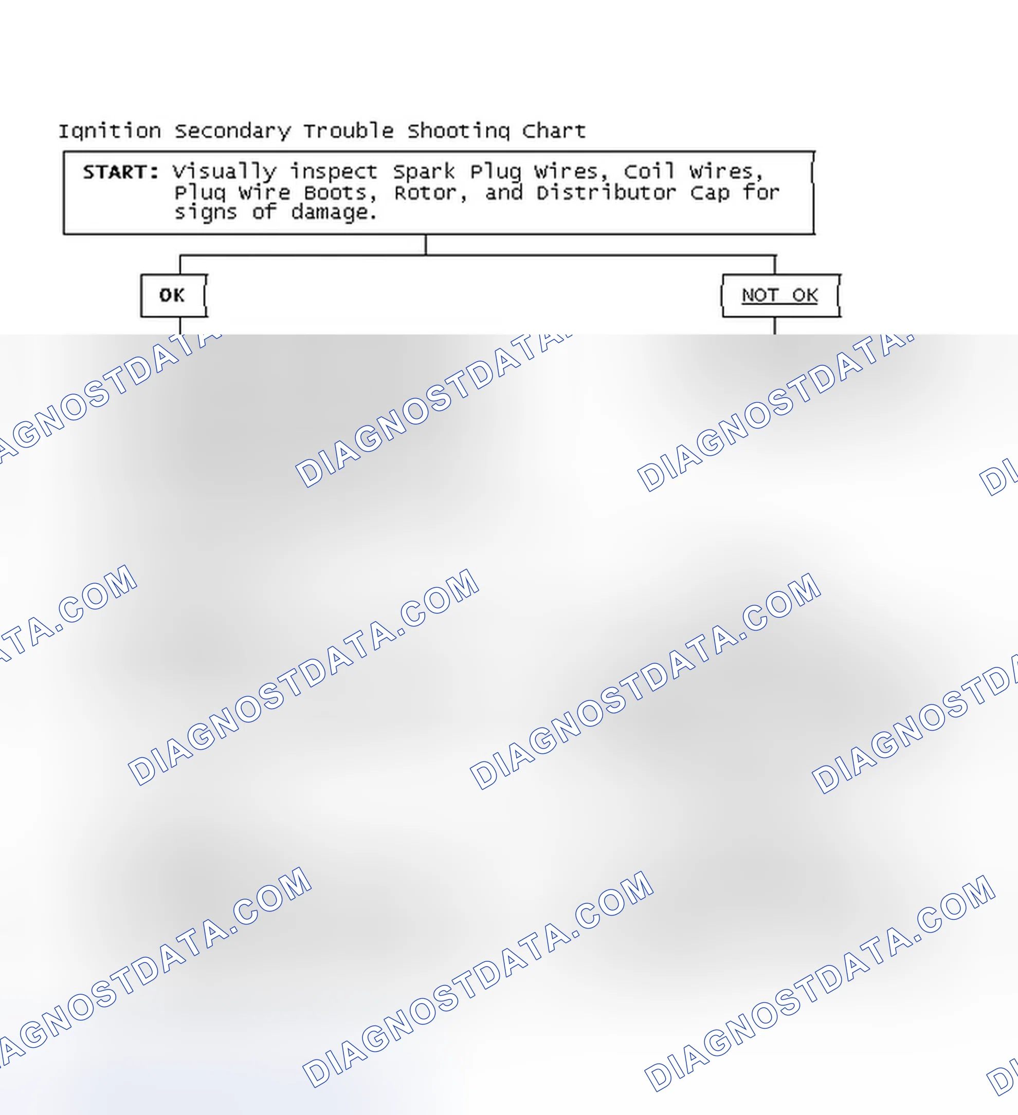 Scheme 1: Ignition Secondary Trouble Shooting Chart
