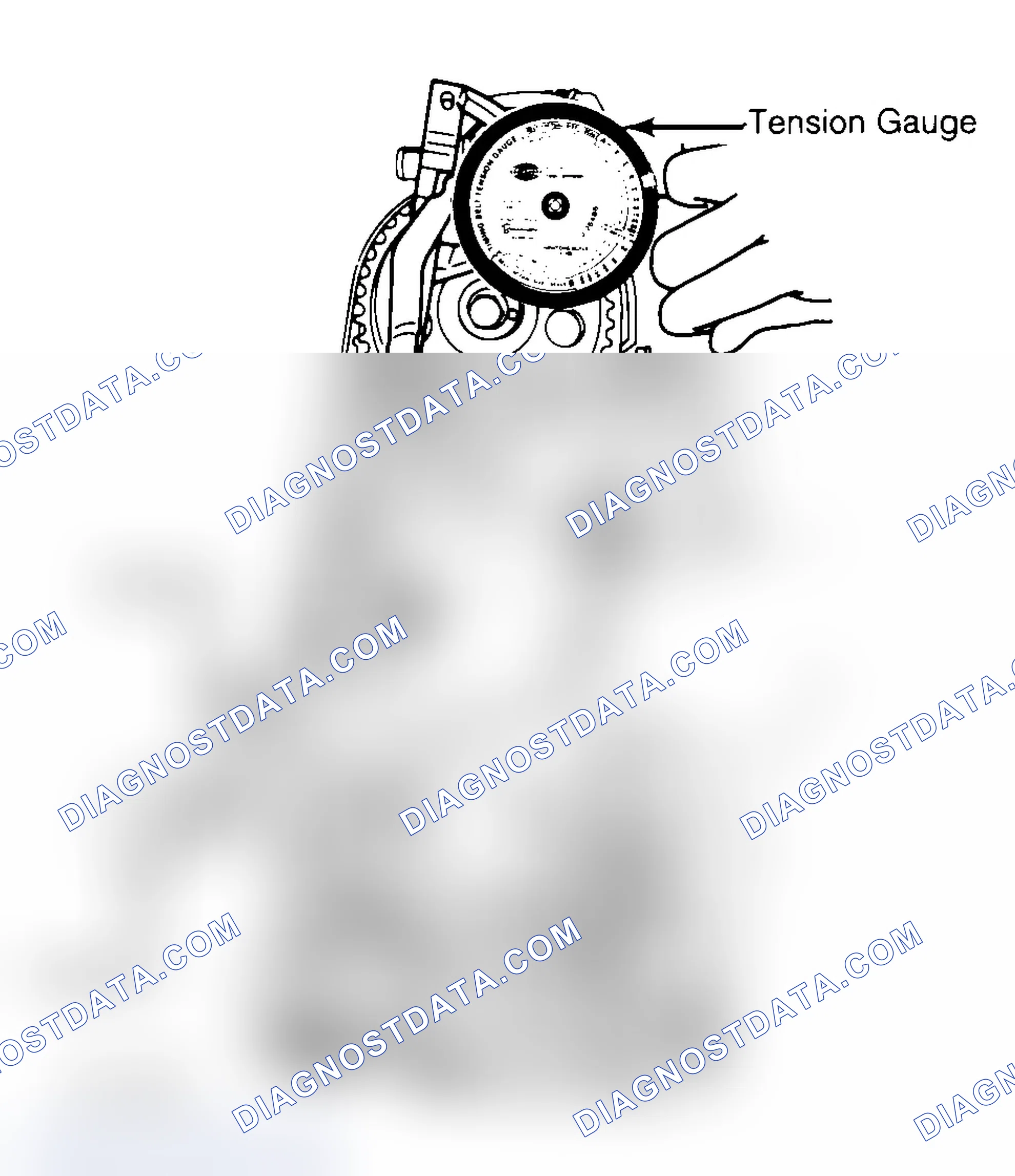 Scheme 28: Adjusting Typical Timing Belt Tension
