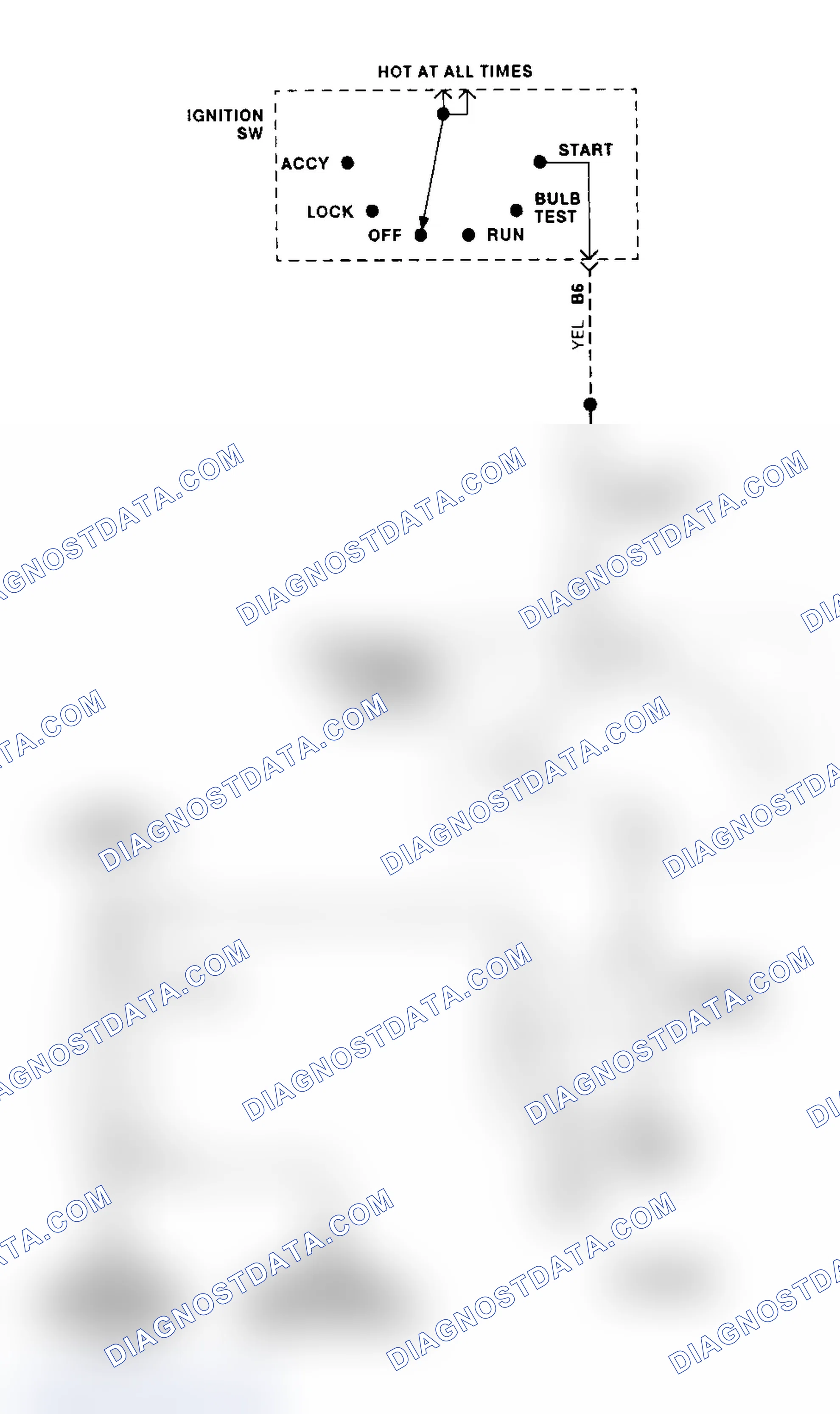 Scheme 22: Starter System Schematic (Century, Cutlass Ciera & Cutlass Cruiser)