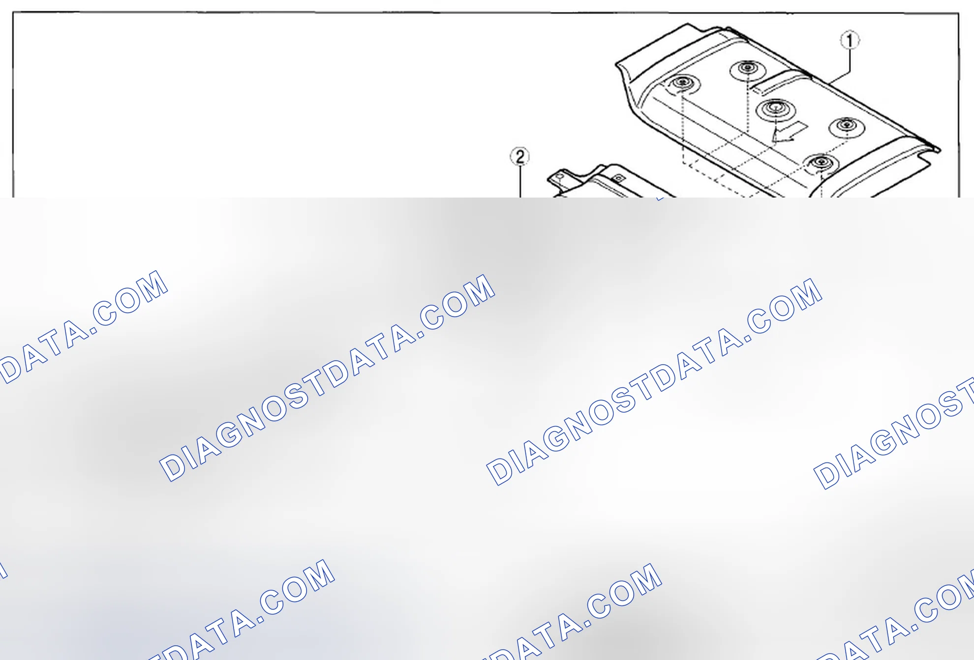 Scheme 1: Exhaust system insulator removal/installation